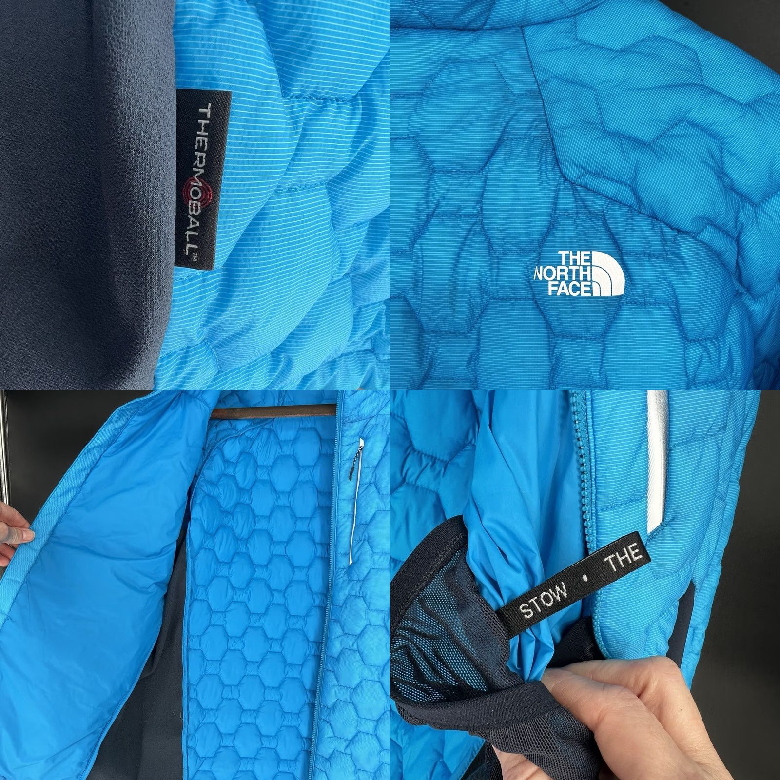 The North Face The North Face Thermoball Eco Puffer Jacket Blue Size Medium Full Zip Quilted Size US M / EU 48-50 / 2 - 9 Thumbnail