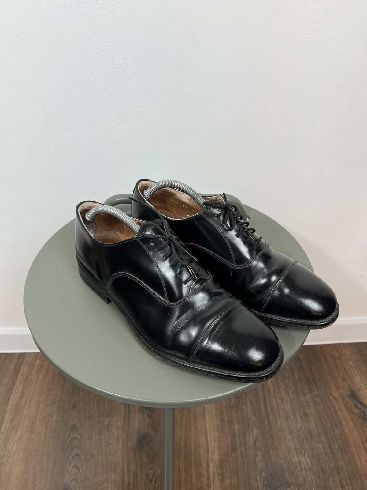 Other James Mark Black Leather Cap Toe Oxford Shoes Men US 10 Size US 10 / EU 43 - 1 Thumbnail