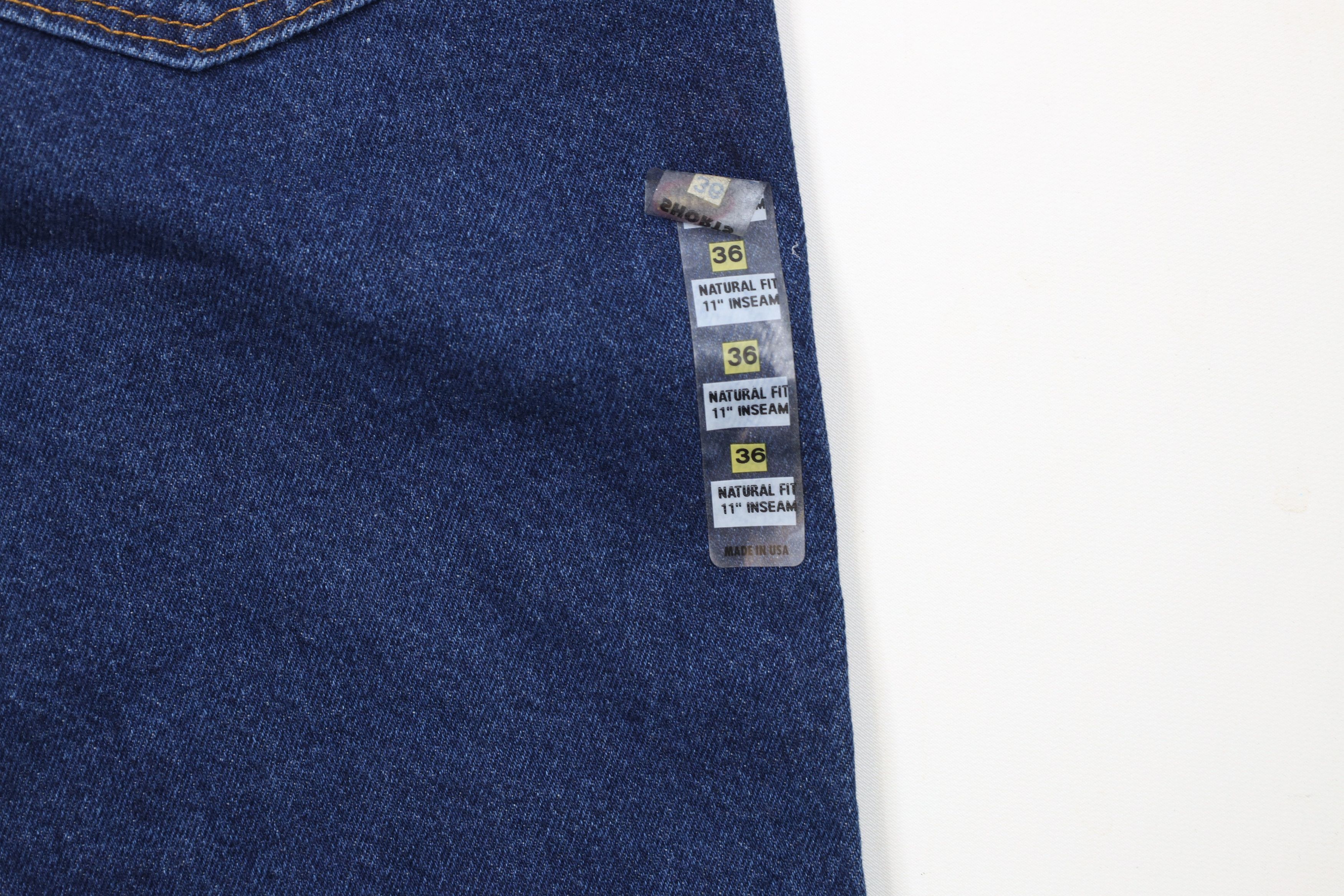 Vintage Deadstock Vintage 90s Streetwear Jean Shorts Jorts Blue USA Size US 36 / EU 52 - 12 Thumbnail