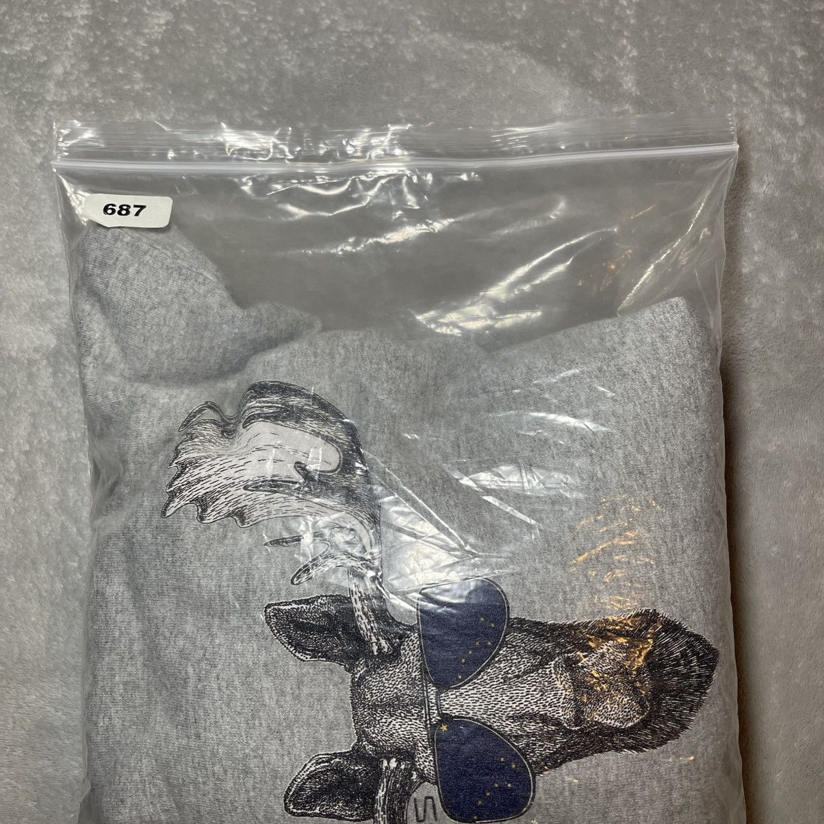 Port & Company Vintage Moose Fairbanks Alaska Grey Hoodie Mens Medium Y2K Size US M / EU 48-50 / 2 - 8 Thumbnail
