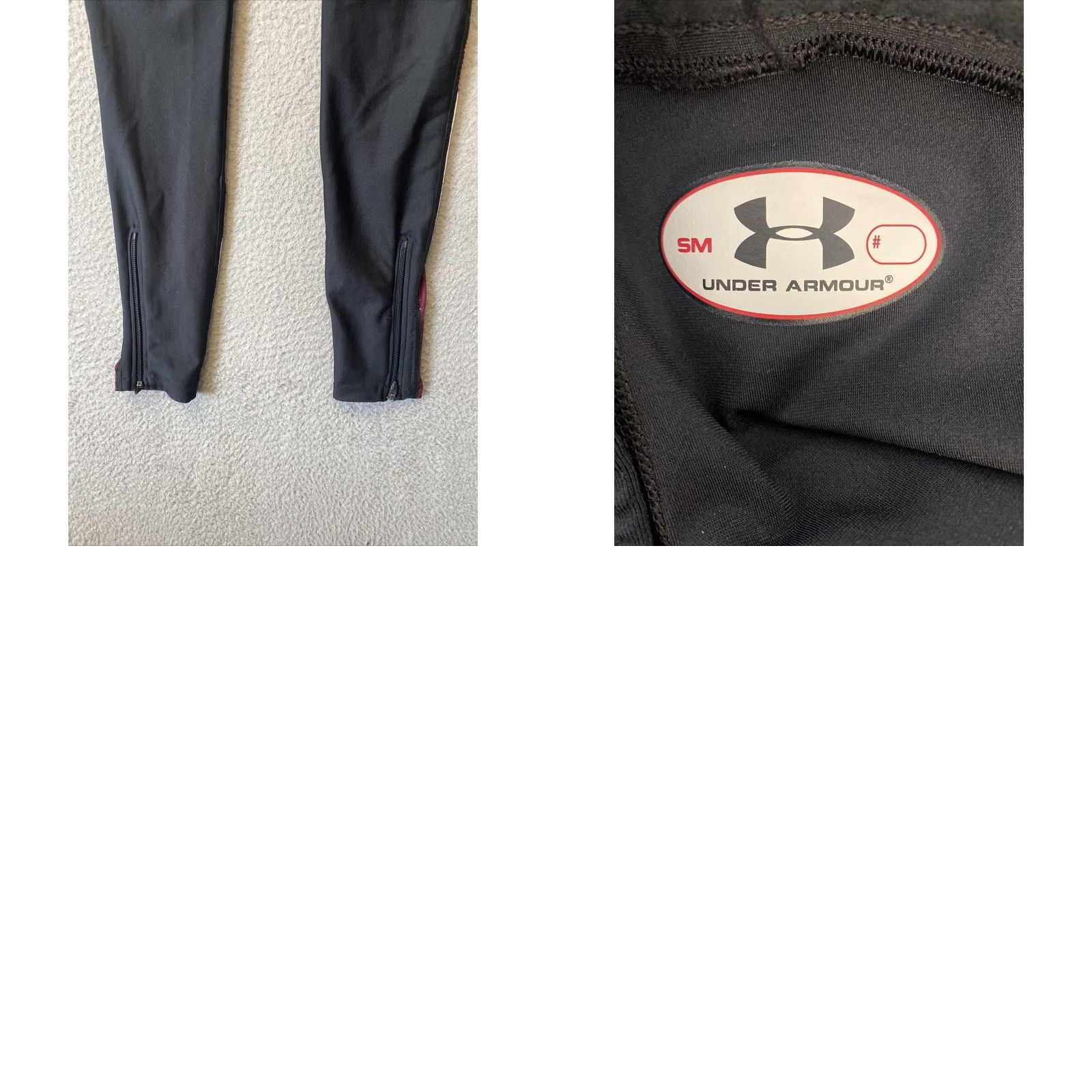 Under Armour Under Armour Leggings Women Small Pull On Stretch Multicolor 29in Inseam Activewear Women Size 28" / US 6 / IT 42 - 7 Thumbnail