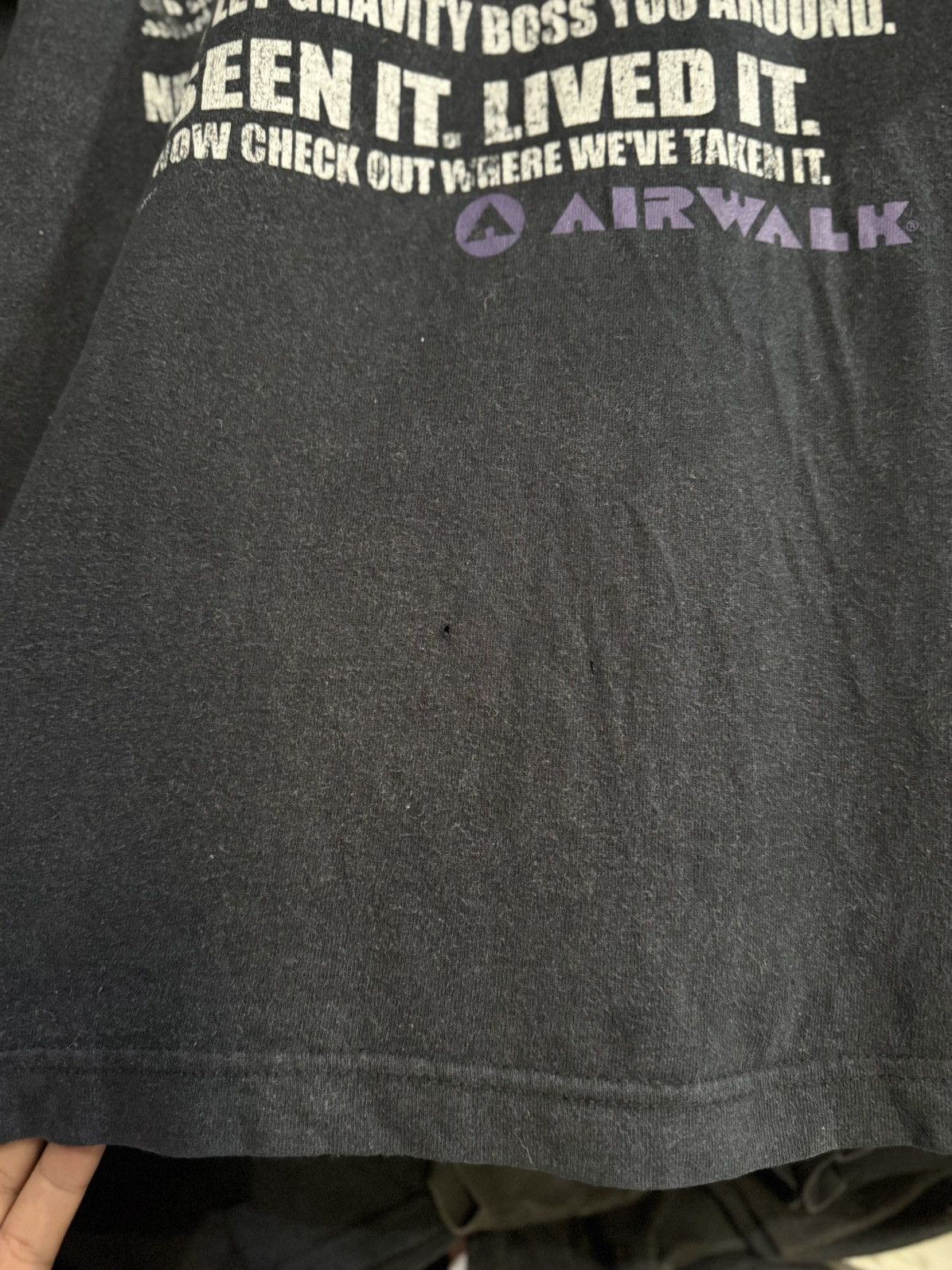 Airwalk Vintage Y2K Airwark Double Sleeve Skateboard Grunge Faded T Size US L / EU 52-54 / 3 - 5 Thumbnail