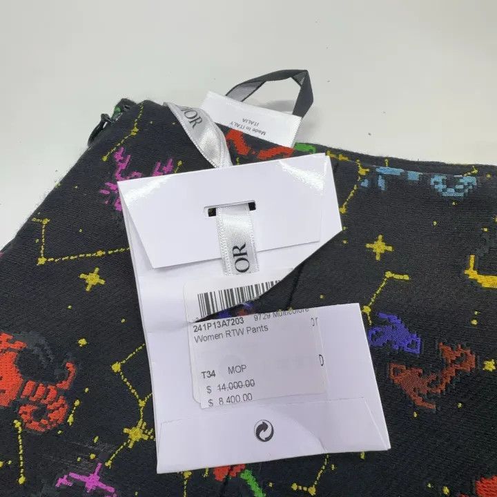 Dior Dior FW22 Pixel Zodiac Pattern Shorts 0079-2507 Size 33" - 4 Thumbnail