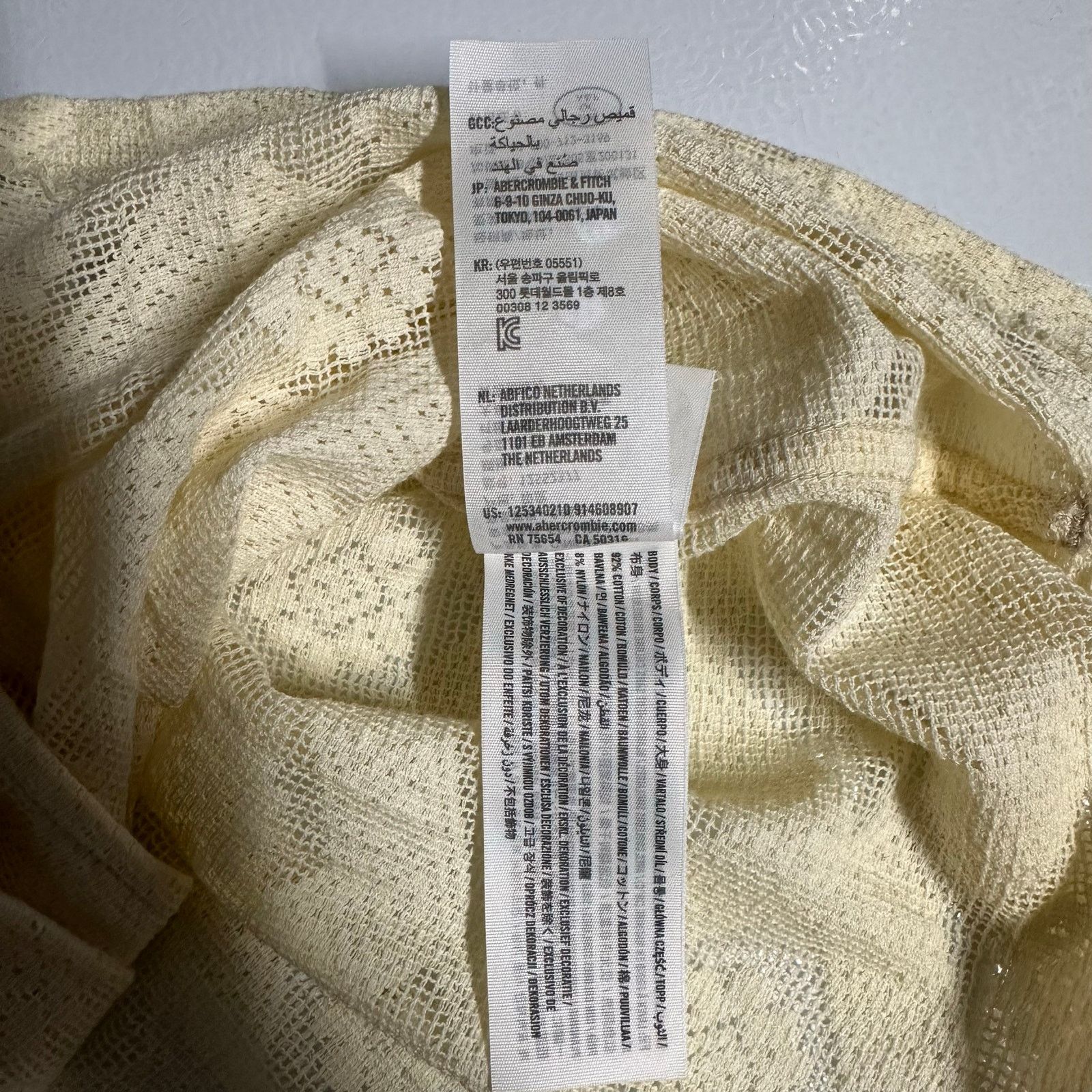 Abercrombie & Fitch Abercrombie & Fitch Lacey Button Up Knit Shirt Rico Size US M / EU 48-50 / 2 - 6 Thumbnail