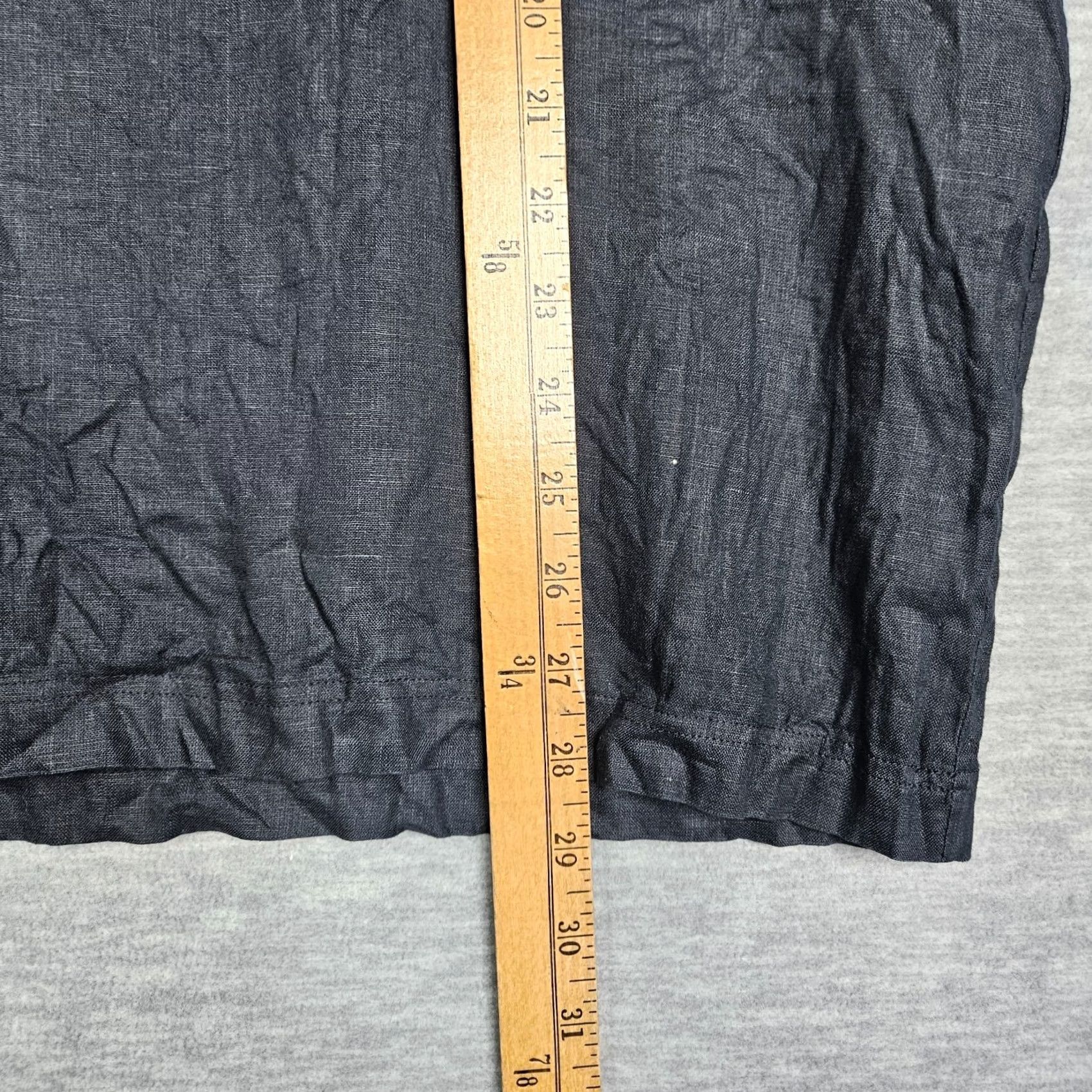 Cos COS Womens Black Oversized Linen Blouse - Size S - Classic Basic Style Size S / US 4 / IT 40 - 4 Thumbnail