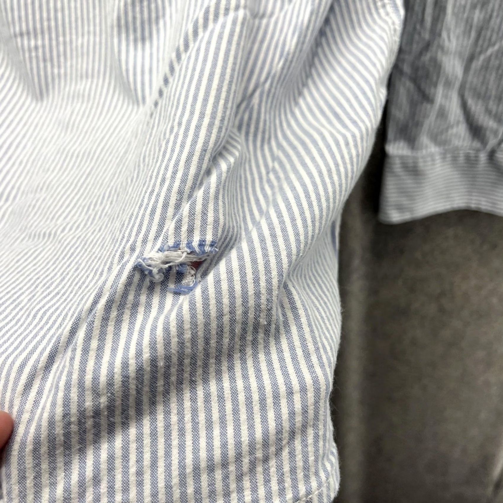 Tommy Bahama VINTAGE Tommy Bahama Shirt Mens XL Blue White Striped Button Down Long Sleeve Casual Size US XL / EU 56 / 4 - 4 Thumbnail