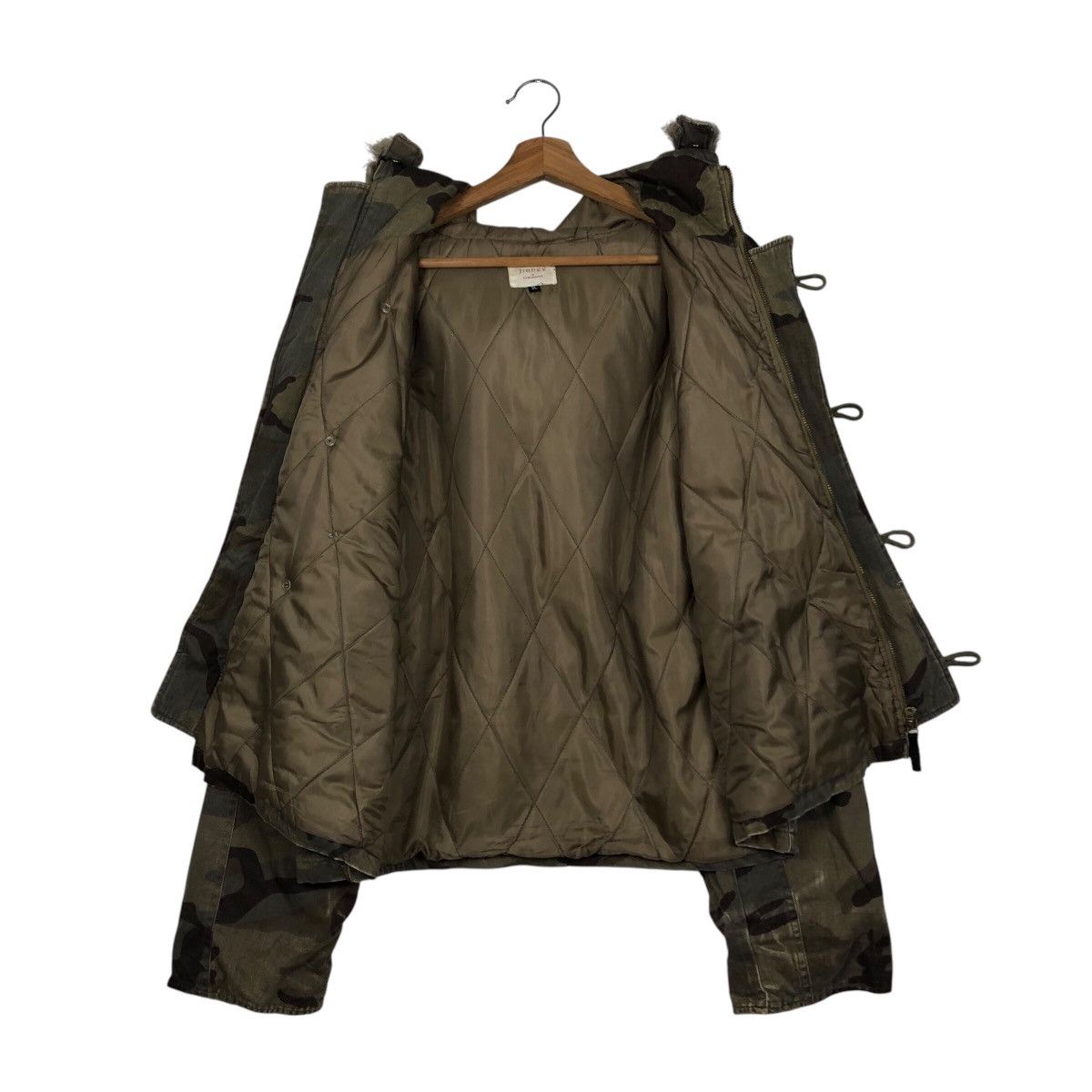 Japanese Brand 📌Vintage Bomber Jacket Camouflage Fur Hoodie Jinnee Size US L / EU 52-54 / 3 - 15 Thumbnail