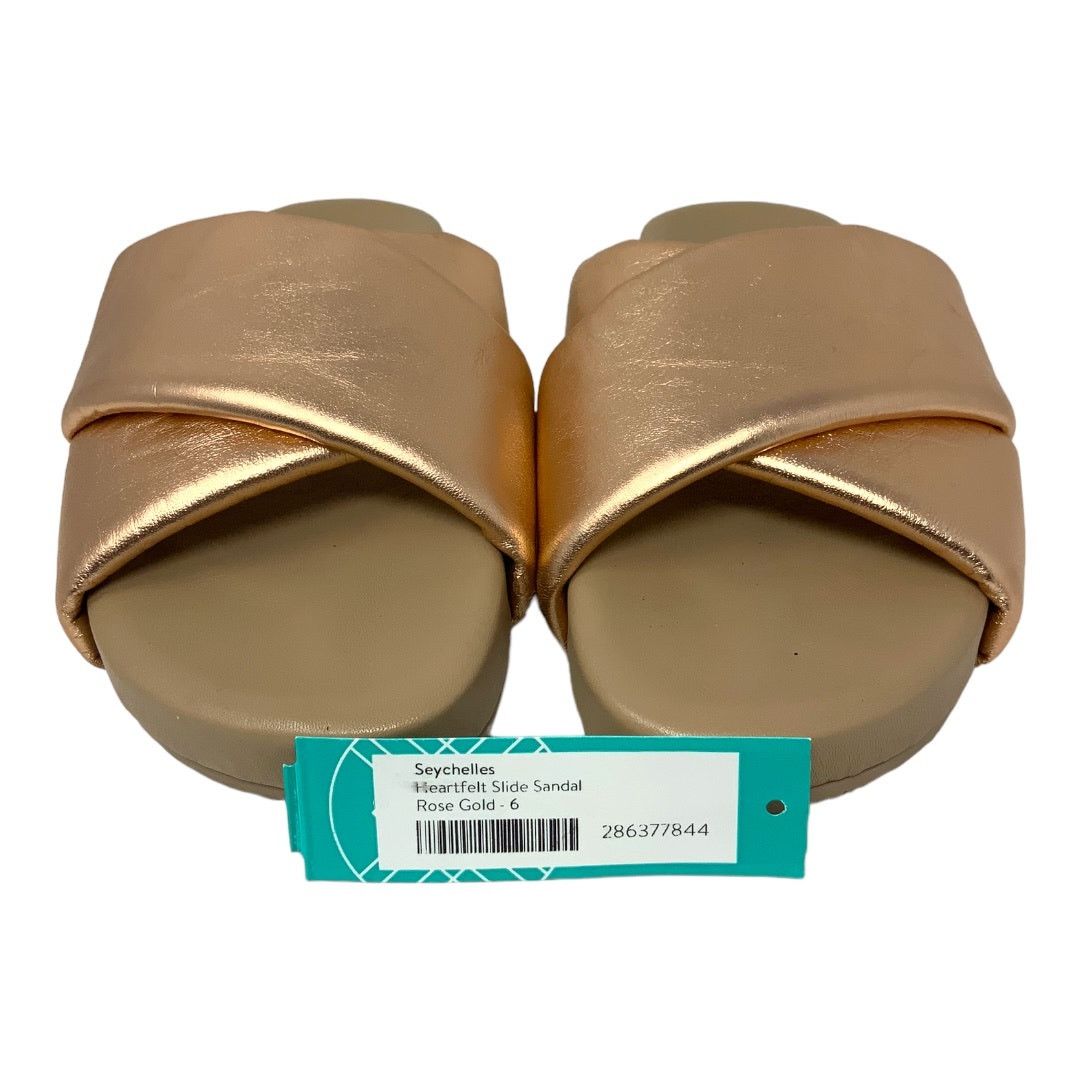 Seychelles Seychelles Heartfelt Metallic Slide Sandal Sz 6 NWT $109 MSP Size US 6 / IT 36 - 4 Thumbnail