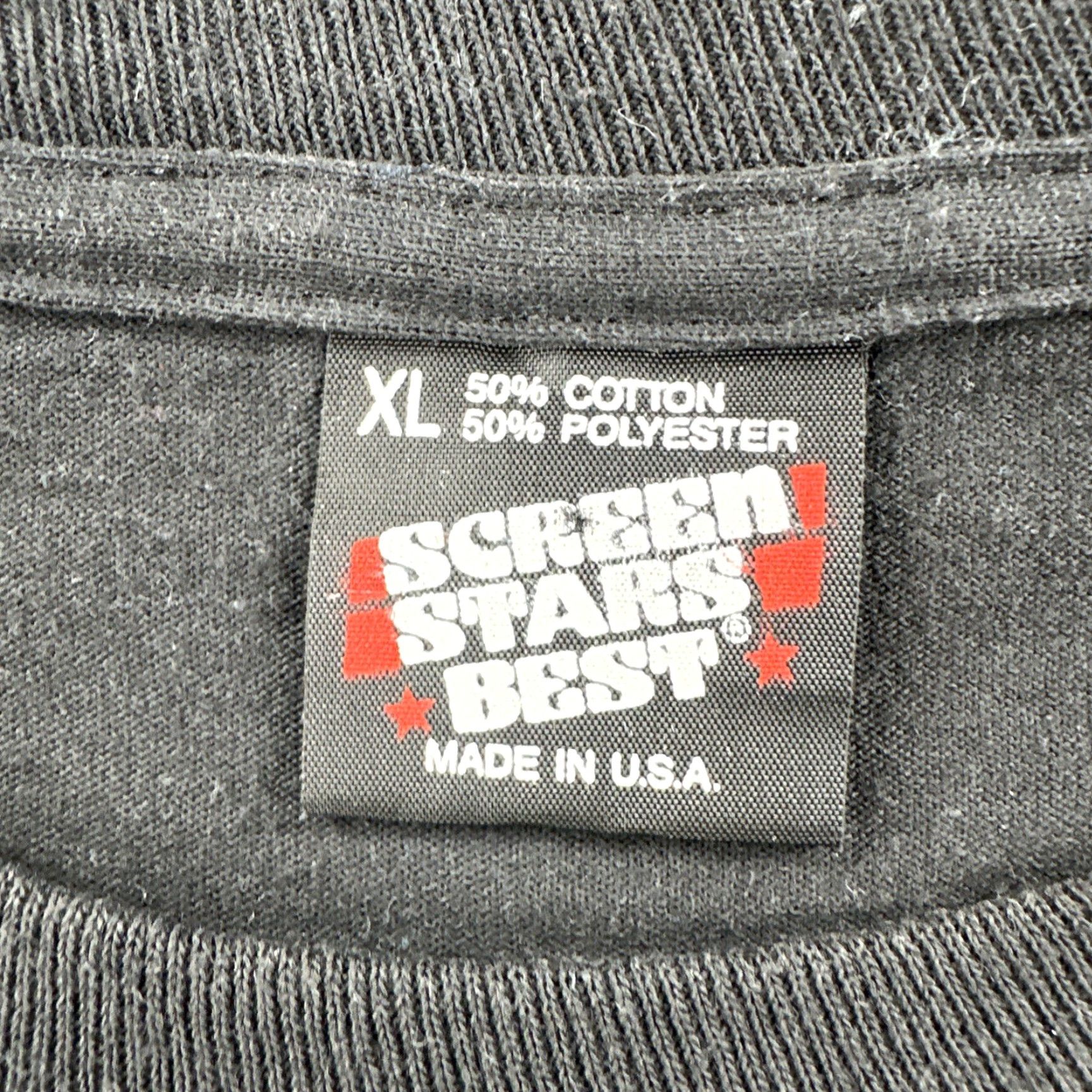 Vintage VINTAGE Screen Stars Best XL Black Single Stitch Shirt USA Mount Rushmore 79 Shirt Mens XL Black 70s USA Shirt Size US XL / EU 56 / 4 - 7 Thumbnail