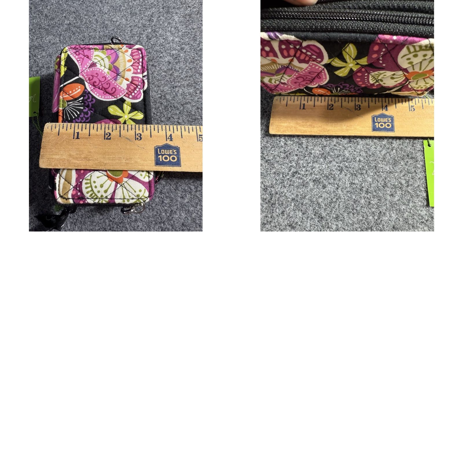 Vera Bradley Vera Bradley Hipster Crossbody Bag NWT Pirouette Pink Floral Quilted Cotton Small Size ONE SIZE - 8 Thumbnail