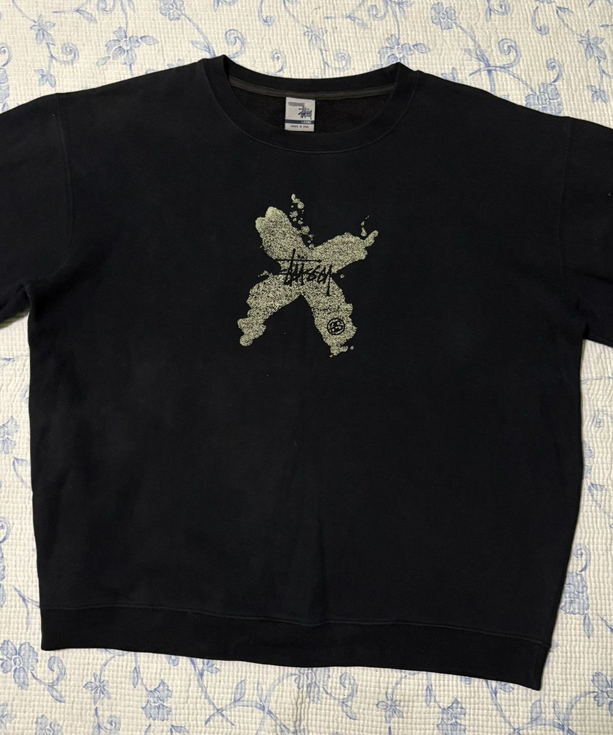 Stussy Stussy Sweatshirt Nice Logo Size US L / EU 52-54 / 3 - 4 Thumbnail