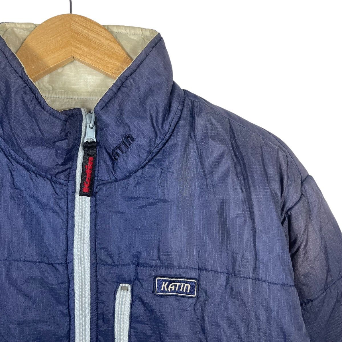 Katin Vintage Katin Puffer Jacket Navy Full Zip Insulated Outdoor Size US L / EU 52-54 / 3 - 3 Thumbnail