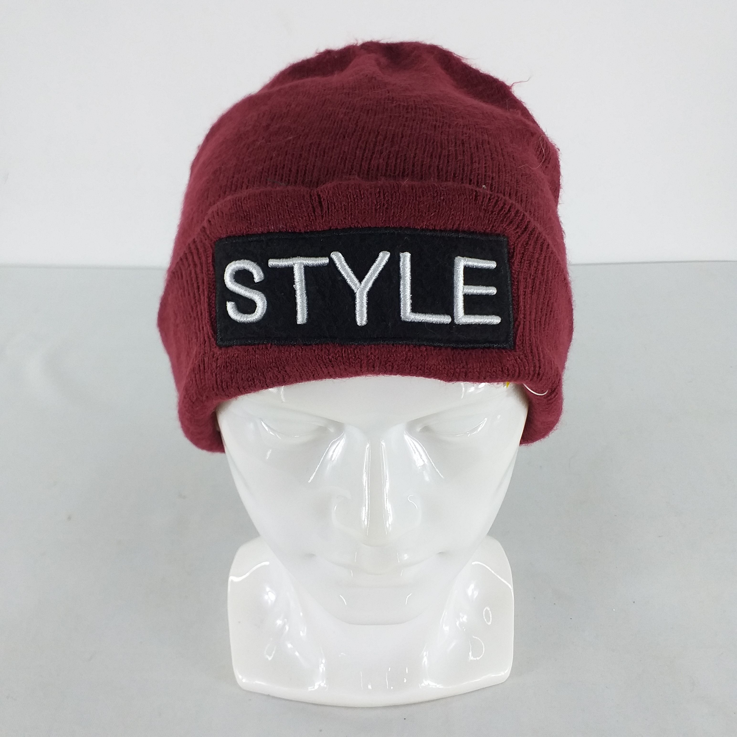 Japanese Brand Style Embroidery Snow Cap Hat Beanie -BN280 Size ONE SIZE - 1 Thumbnail