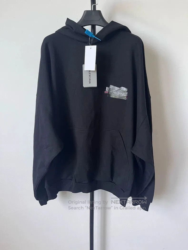 Balenciaga Balenciaga Coke Tape Hooded Sweatshirt. Size US M / EU 48-50 / 2 - 1 Thumbnail