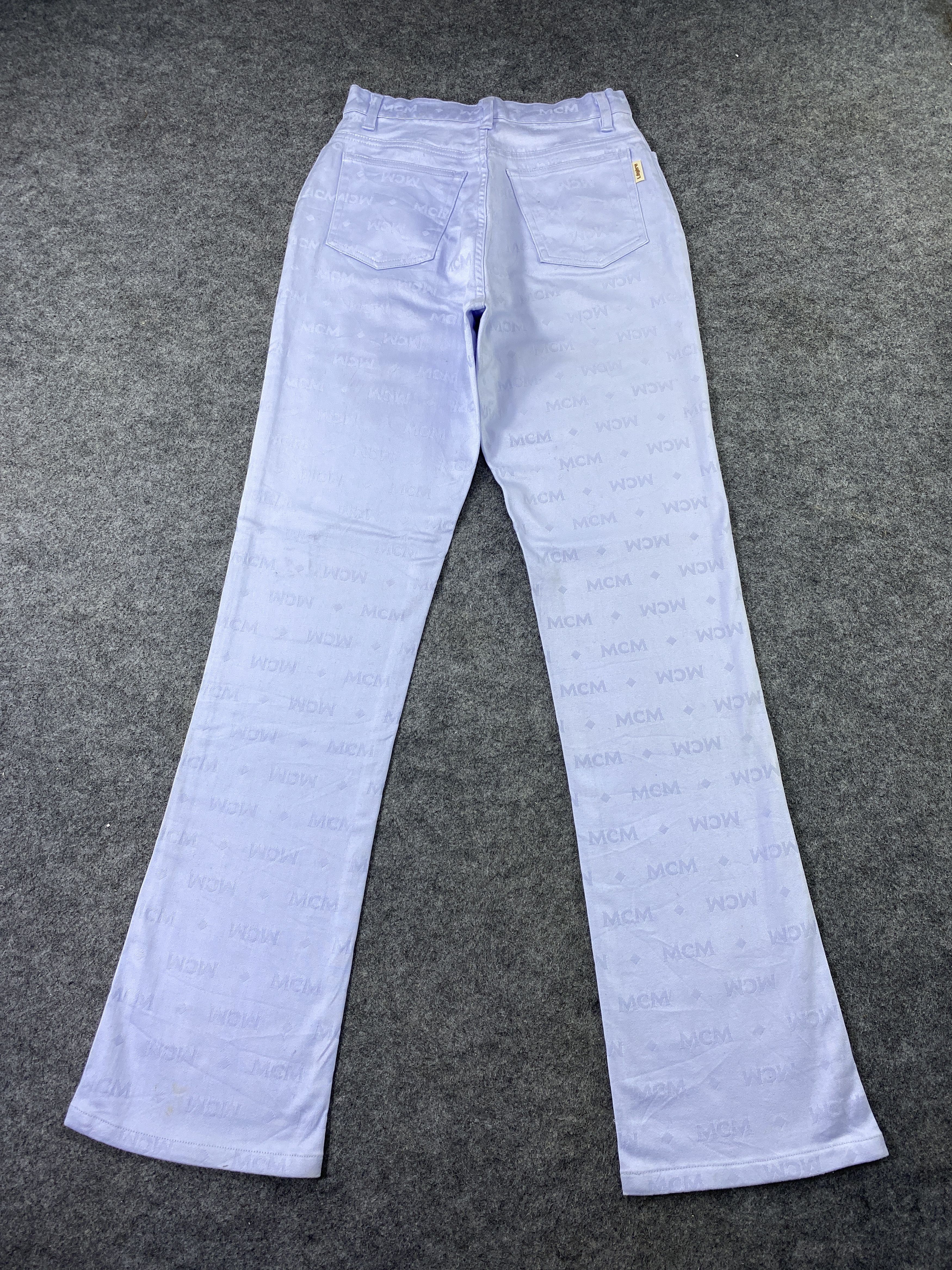MCM Vintage MCM Monogram Jeans - J1094 Size 25" / US 0 / IT 36 - 4 Thumbnail