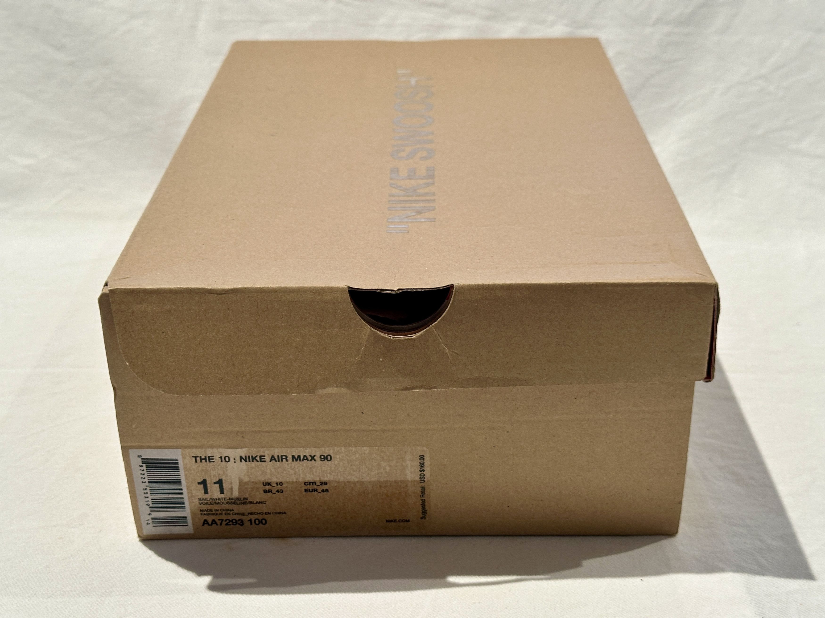 Nike × Off-White BRAND NEW *RARE* NIKE AIR MAX 90 OFF-WHTE - THE TEN SZ 11 Size US 11 / EU 44 - 11 Thumbnail