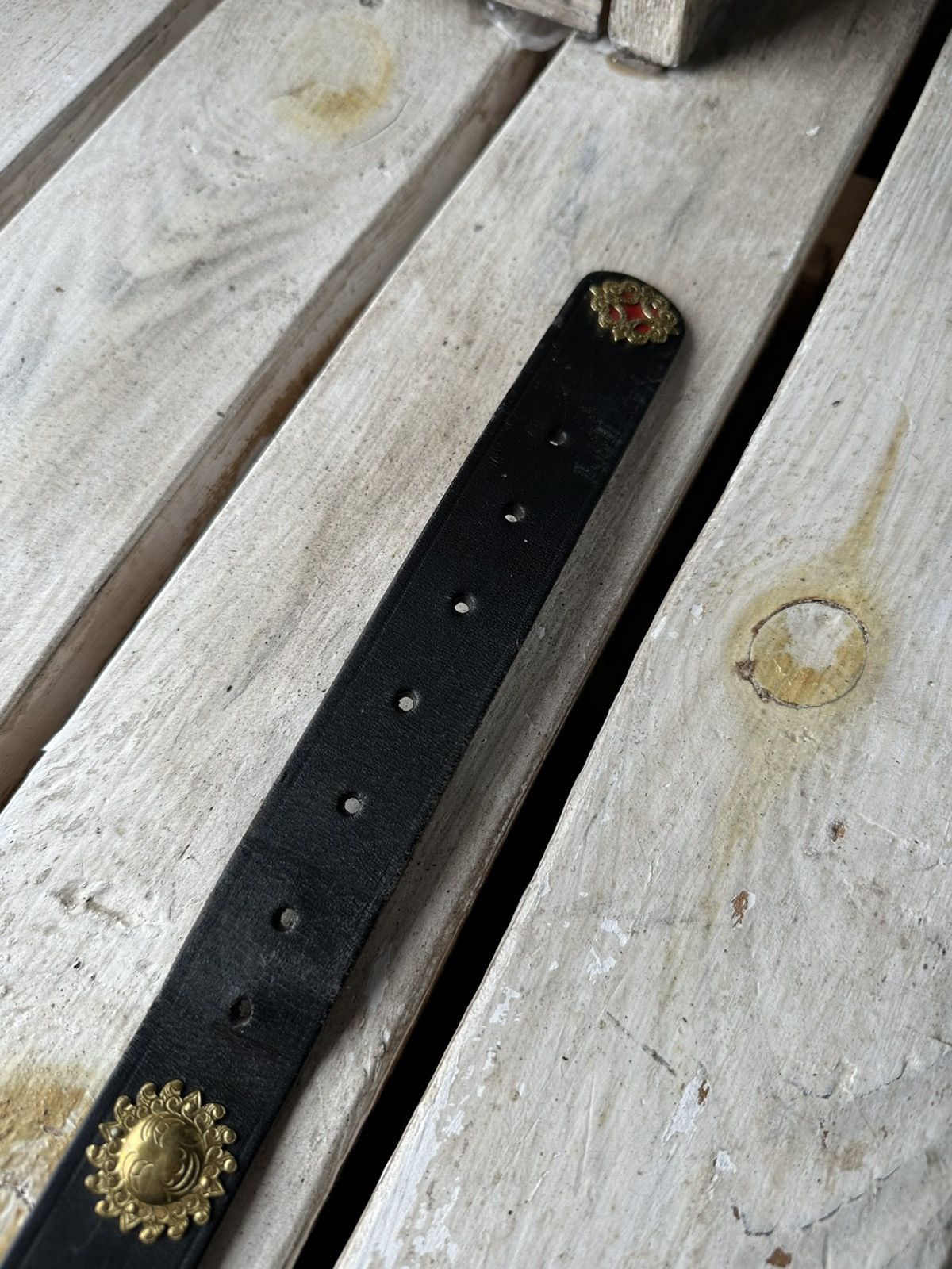 Designer × Vintage ❗️ETRO style Gotic vintage belt OPIUM goth BB simon MONEY Size ONE SIZE - 7 Thumbnail