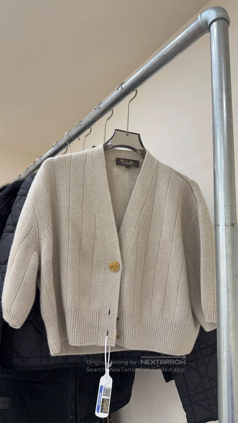 Loro Piana Loro Piana Beige knitted top Size S / US 4 / IT 40 - 1 Thumbnail