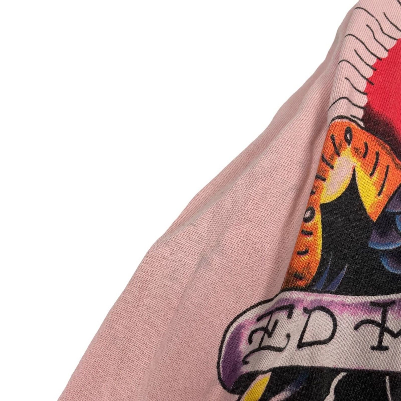 Ed Hardy Ed Hardy Women's Pink Cotton Full Zip Hooded Jacket Medium Size M / US 6-8 / IT 42-44 - 16 Thumbnail