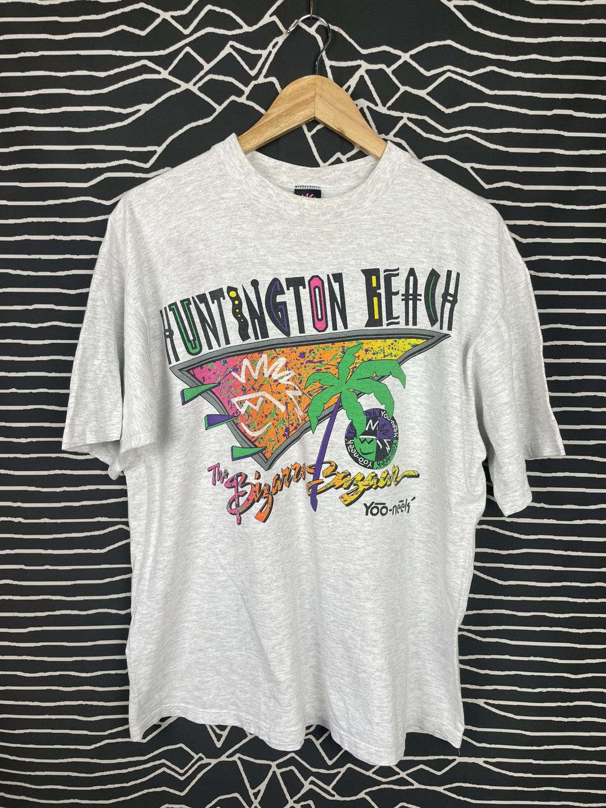 Vintage Vintage Usa Yoo-neek Huntington Beach Tee Size US XL / EU 56 / 4 - 1 Thumbnail