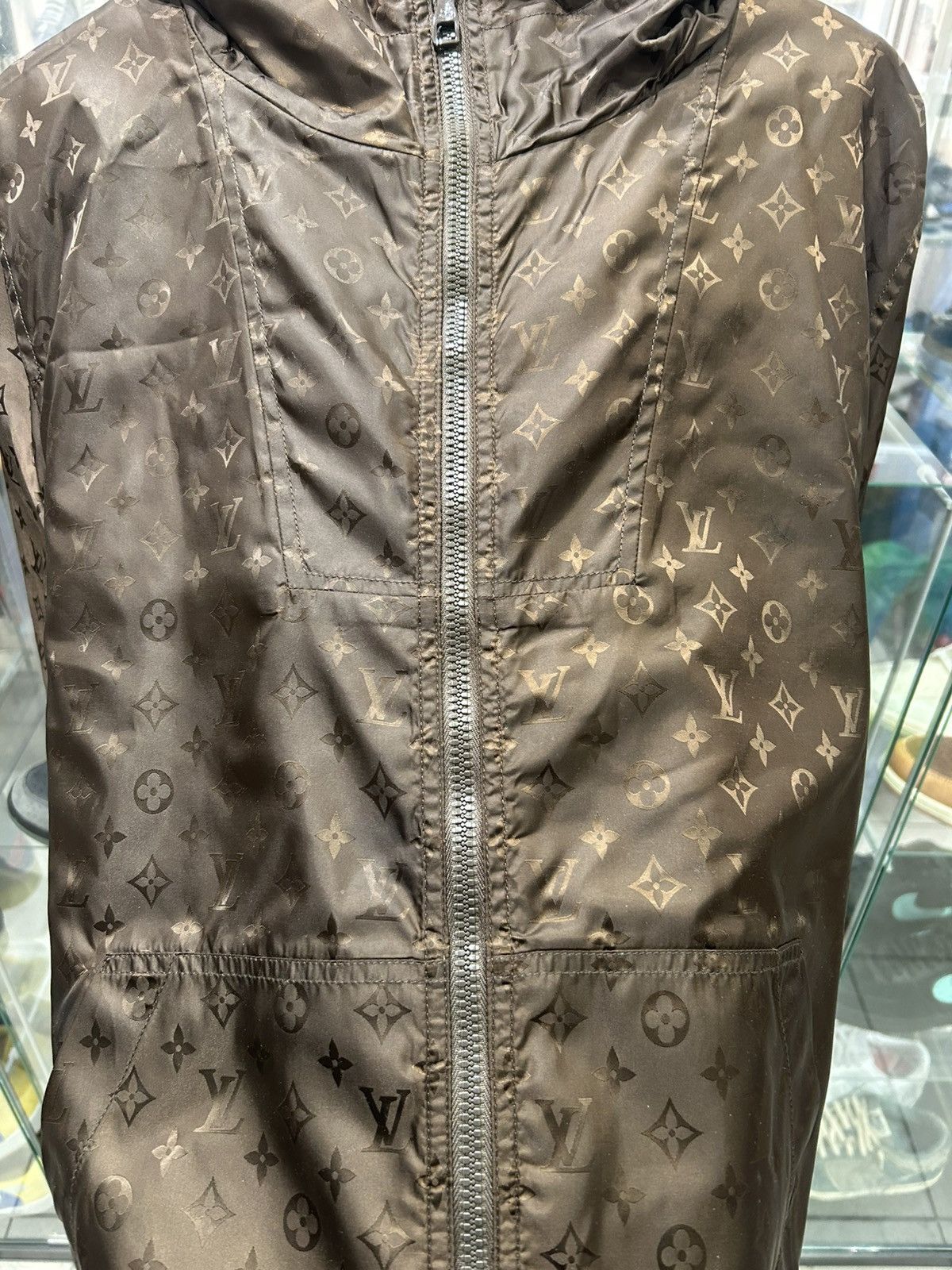 Louis Vuitton Louis Vuitton Reversible Nylon windbreaker Brown Size US XXL / EU 58 / 5 - 2 Thumbnail