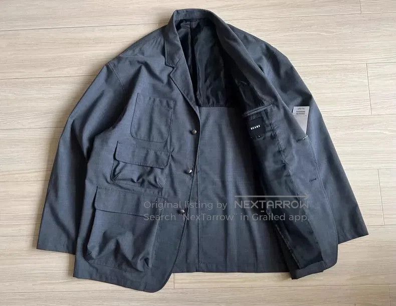 Beams Plus Beams Wool Blend Utility Blazer Jacket . Size US L / EU 52-54 / 3 - 4 Thumbnail