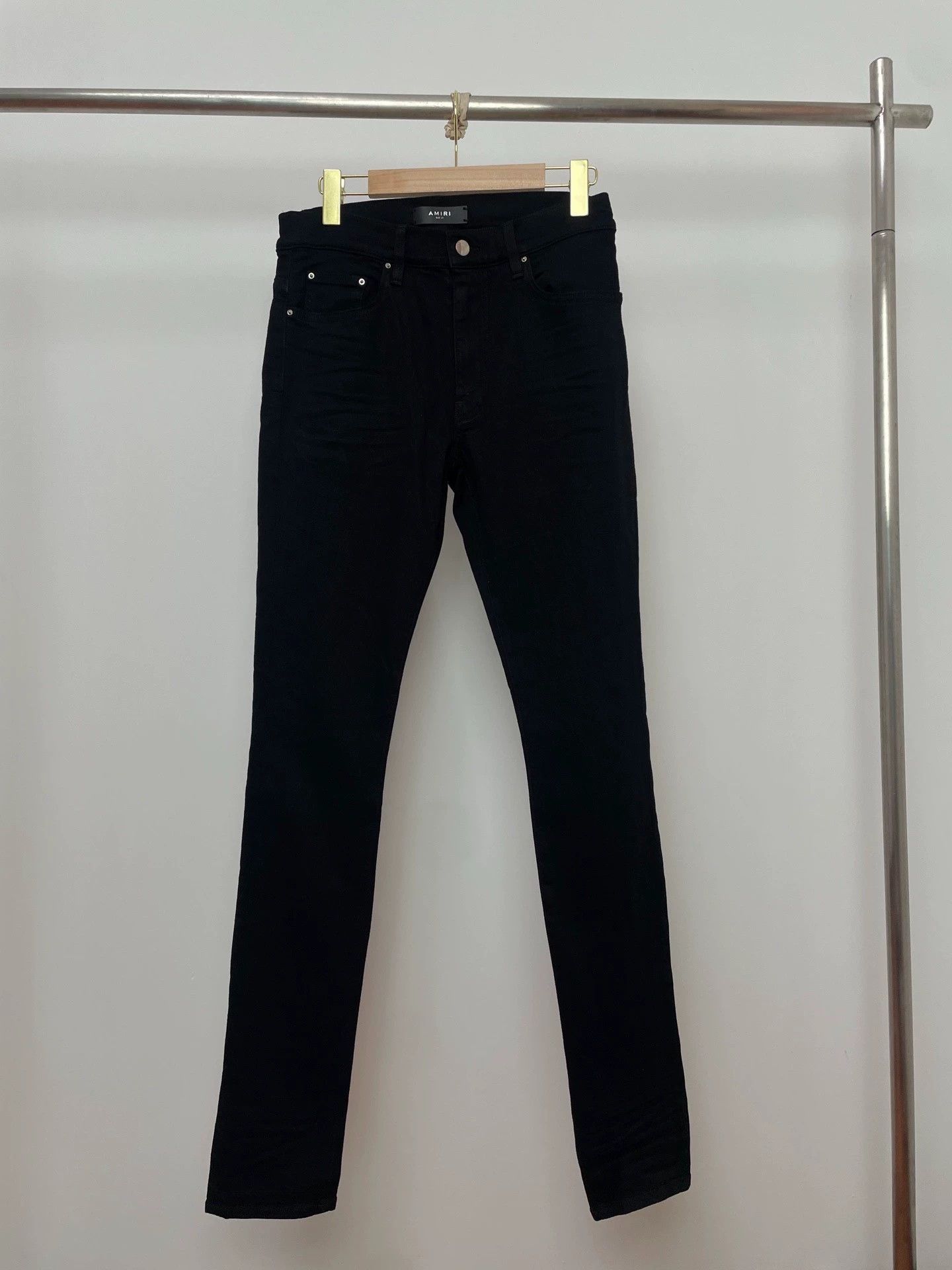 Amiri Amiri Black Straight Jeans 31 (New with Tags) Size US 31 - 1 Thumbnail