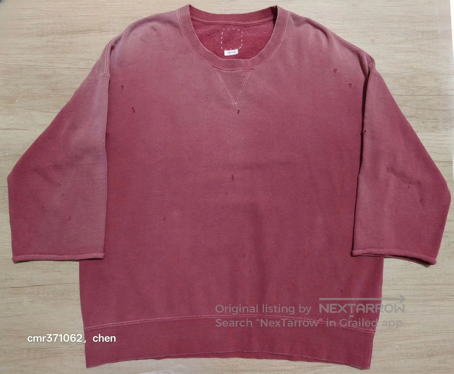 Visvim visvim 21AW Jumbo Sweat 3/4 Crash. Size US M / EU 48-50 / 2 - 1 Thumbnail