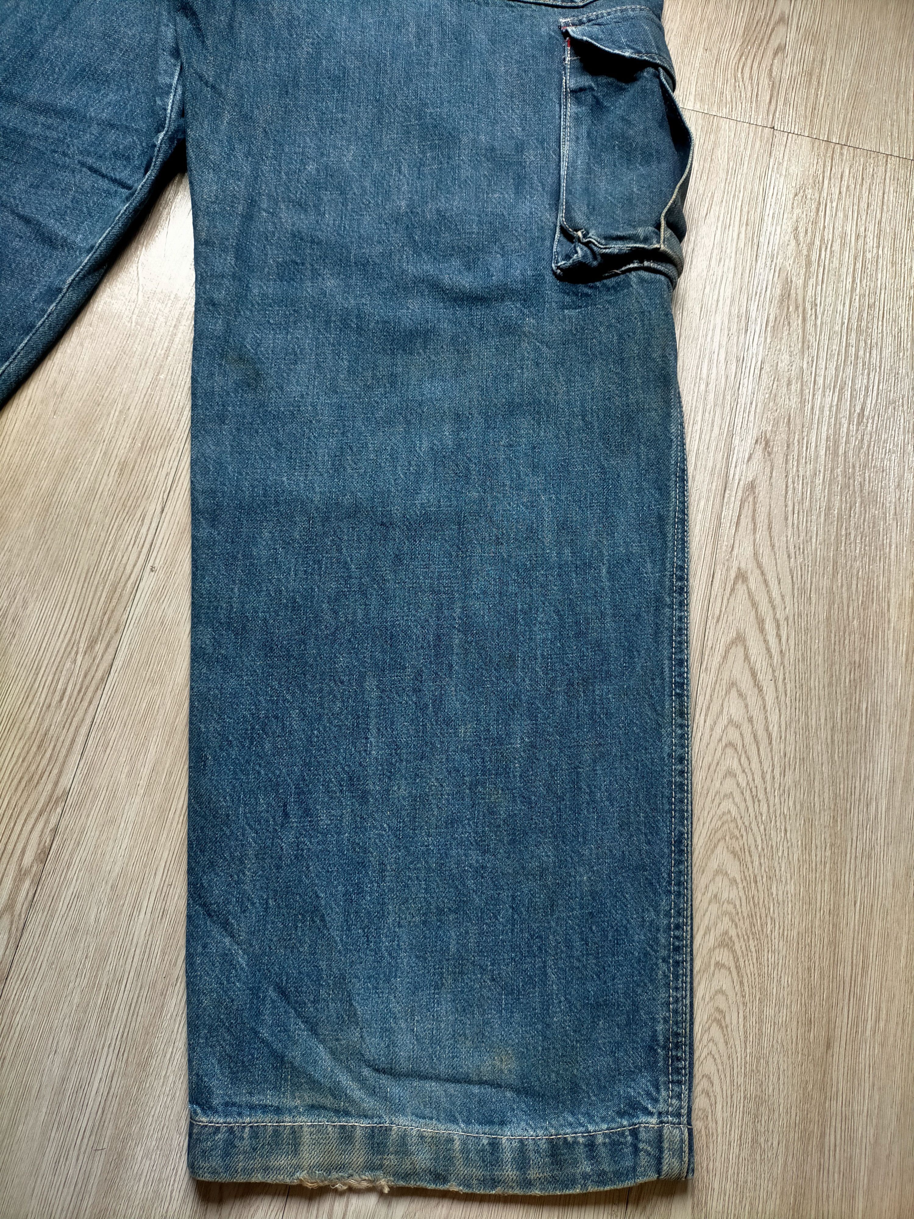 JNCO Vintage 90s Piko Baggy Cargo Denim Pants Size US 29 - 15 Thumbnail