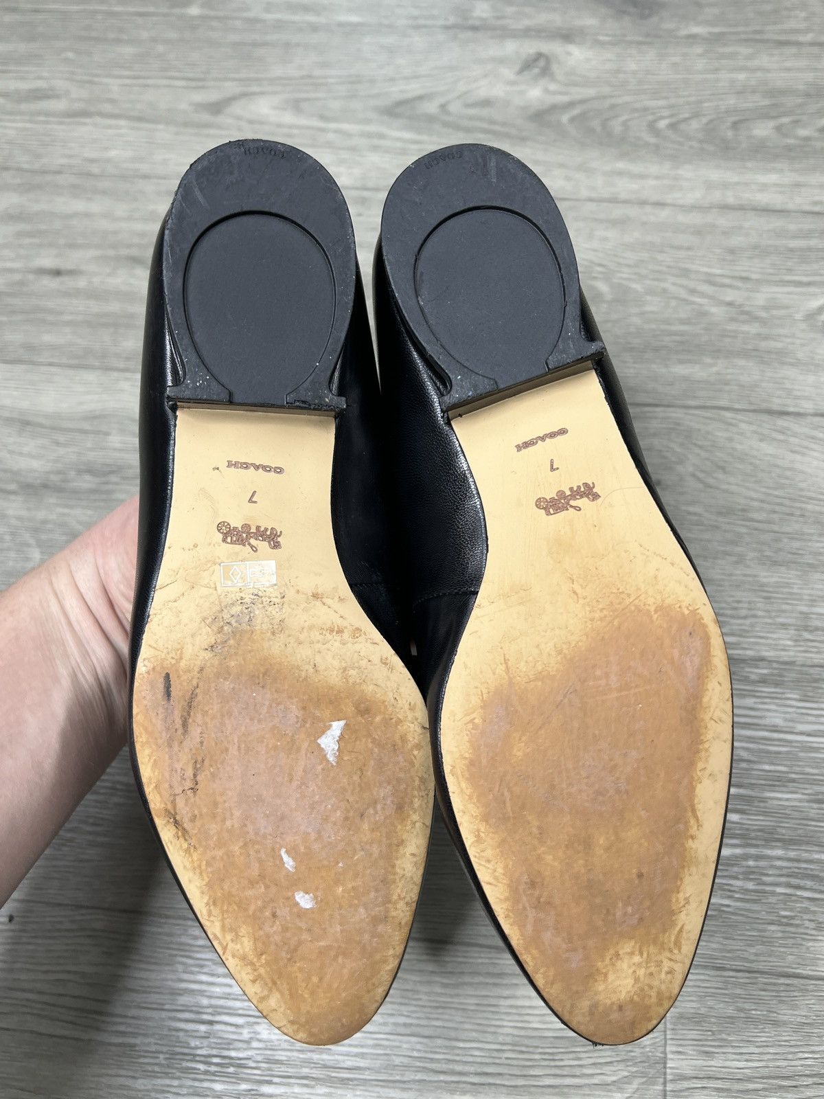 Coach Coach Women Isabel Leather low heel Black Size 7 Size US 7.5 / IT 37.5 - 9 Thumbnail