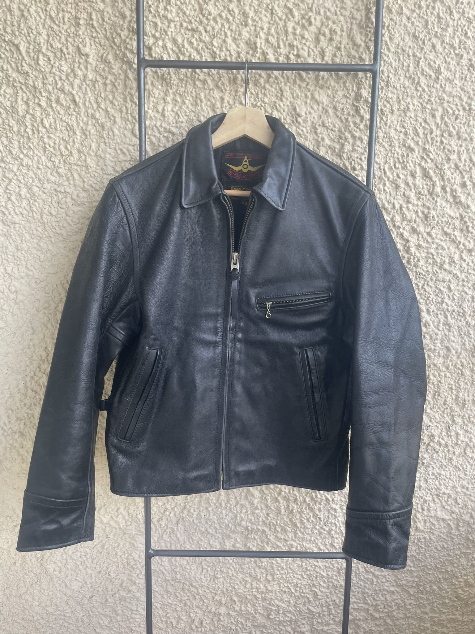 Other B-McCOY's steerhide leather jacket Size US S / EU 44-46 / 1 - 1 Thumbnail