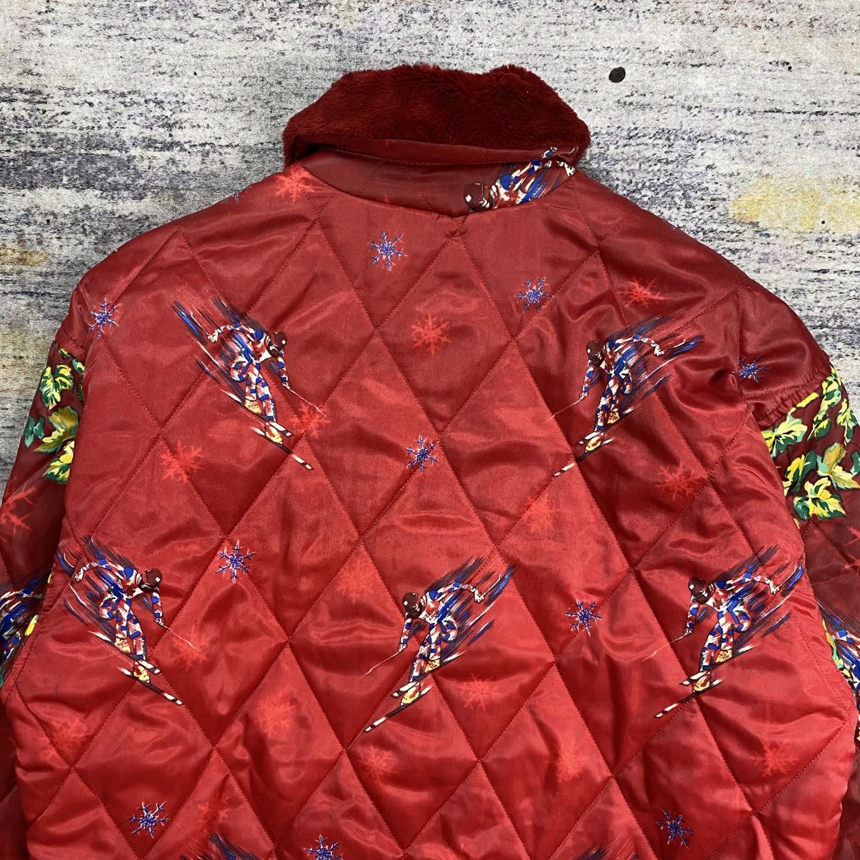 Versace Vintage 90s Versace sport floral ski jacket Size US L / EU 52-54 / 3 - 8 Thumbnail