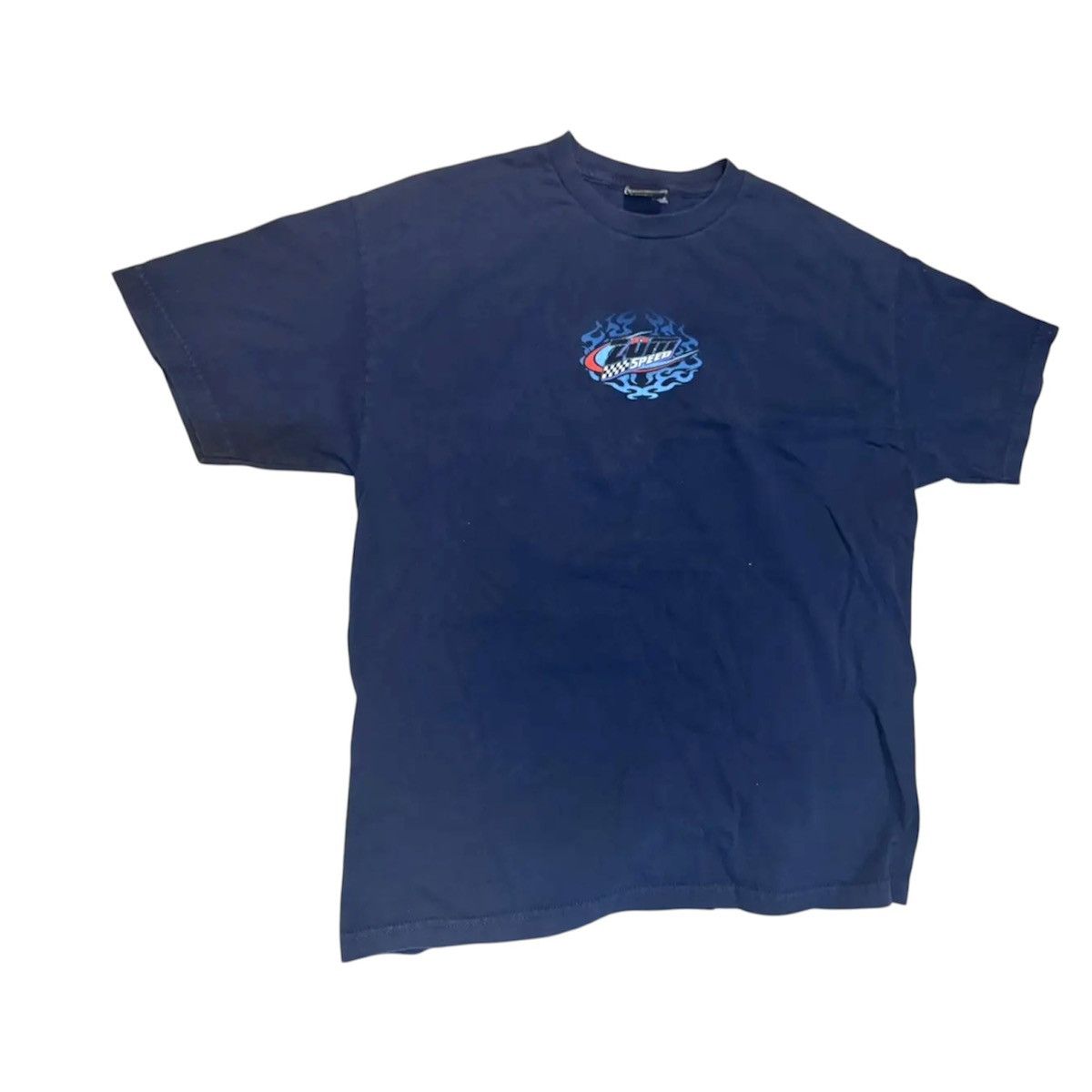 Vintage Vintage 2000s ODM Zum Speed Dykom T Shirt Size US XL / EU 56 / 4 - 2 Thumbnail