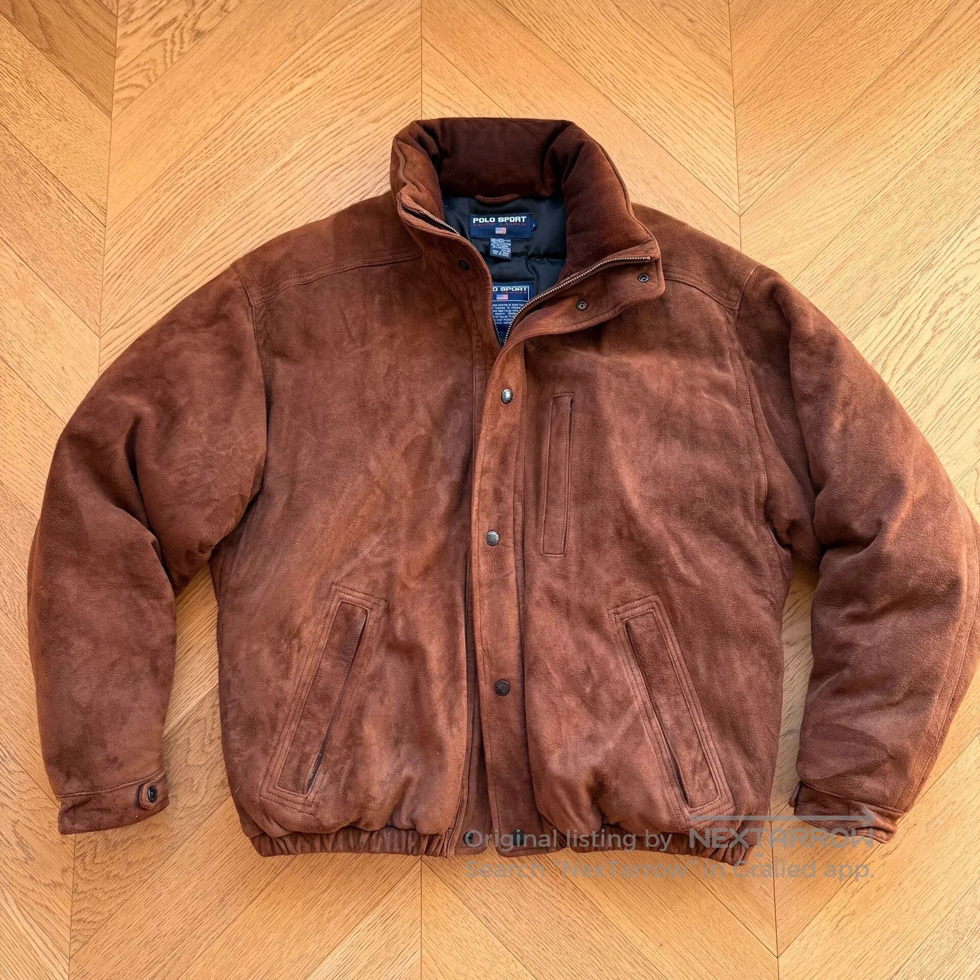 RLX Ralph Lauren RL Vintage Suede Outdoor Jacket. Size US L / EU 52-54 / 3 - 1 Thumbnail