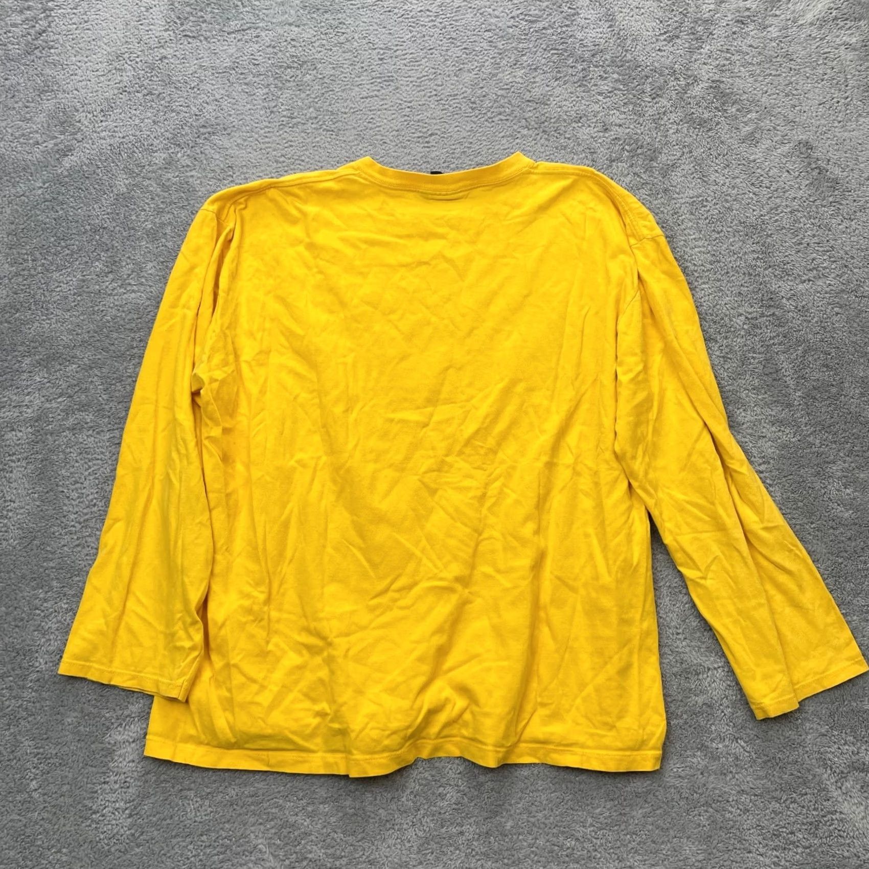 Vintage VTG Marithe Et Francois Girbaud Shirt Womens XL Yellow Cotton Graphic Size XL / US 12-14 / IT 48-50 - 2 Thumbnail