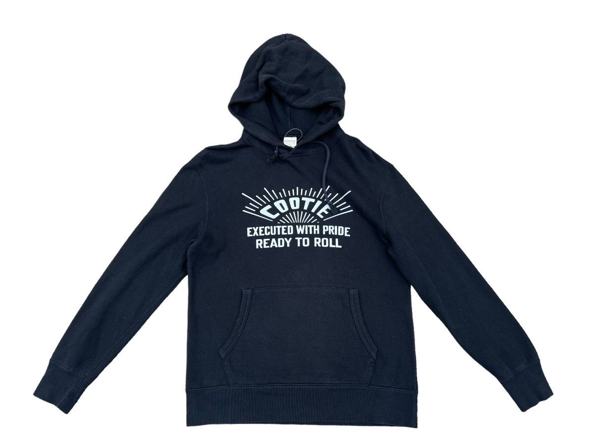 Japanese Brand Cootie Japan Garment Workers Spell Out Black Hoodie Size US S / EU 44-46 / 1 - 1 Thumbnail
