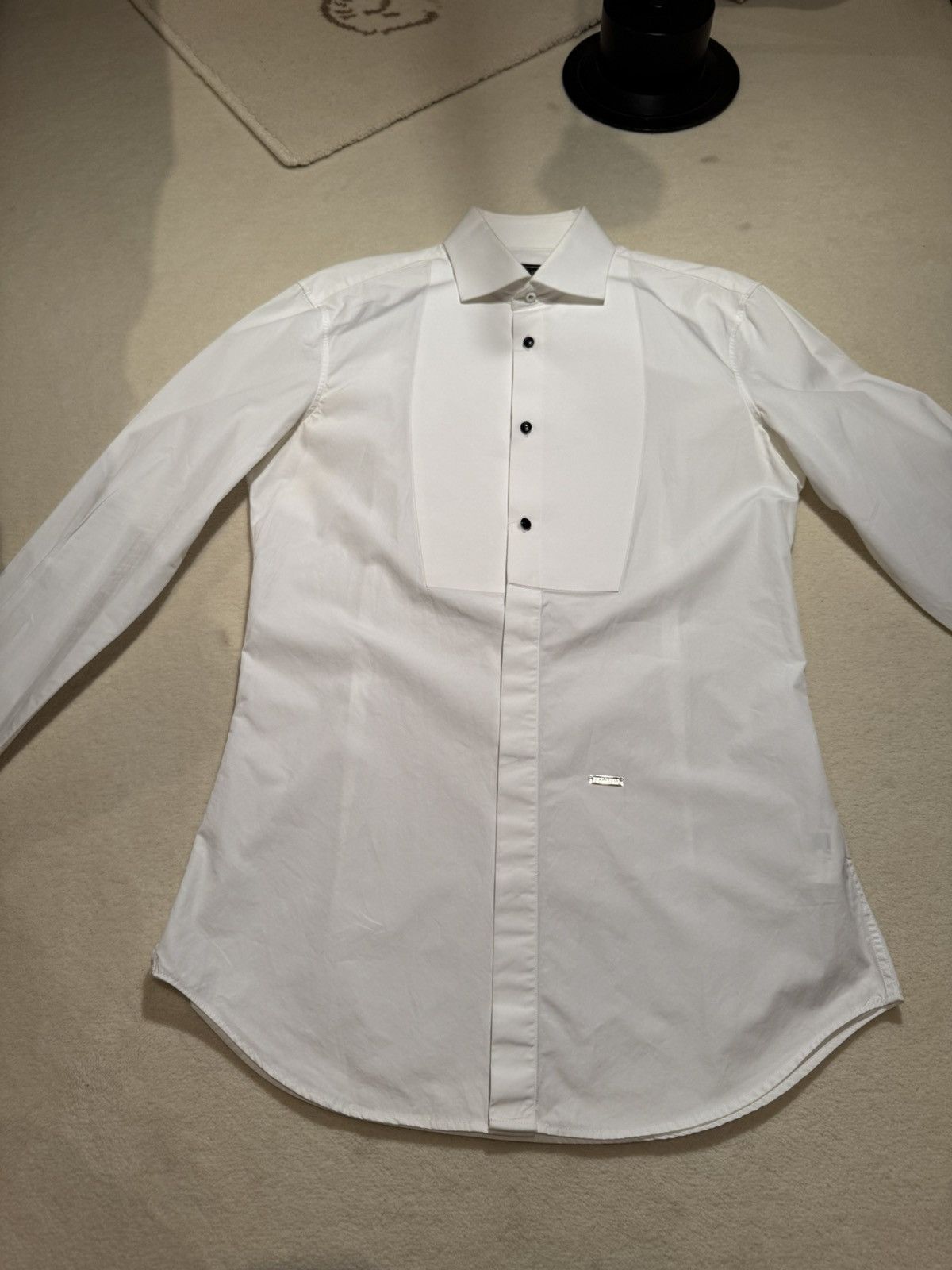 Dsquared2 SS12 Dsquared white dress tuxedo black button shirt dinner Size US M / EU 48-50 / 2 - 16 Thumbnail