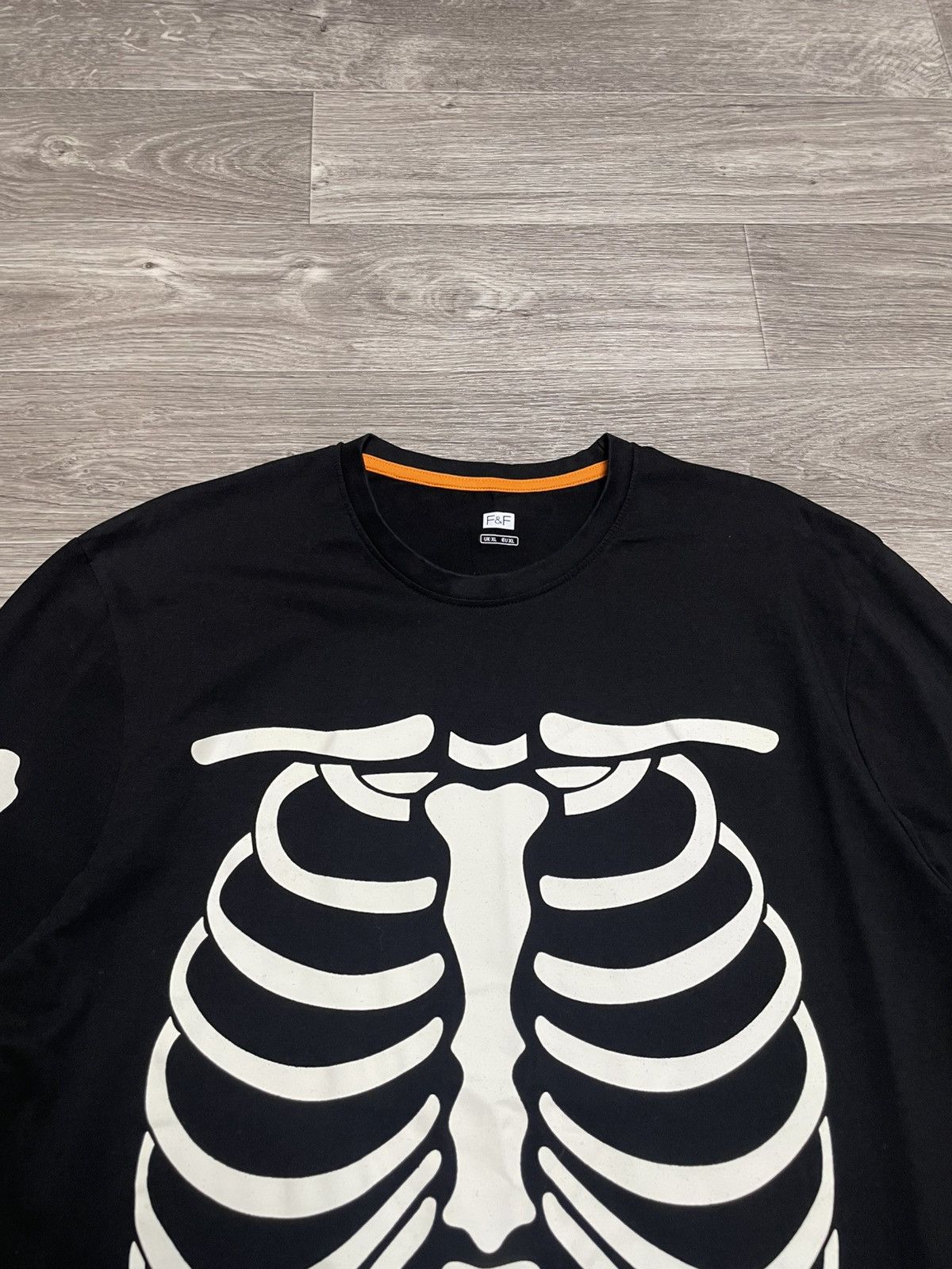 Other Skeleton Glow In The Dark Long Sleeve Halloween T-Shirt Size US XL / EU 56 / 4 - 6 Thumbnail