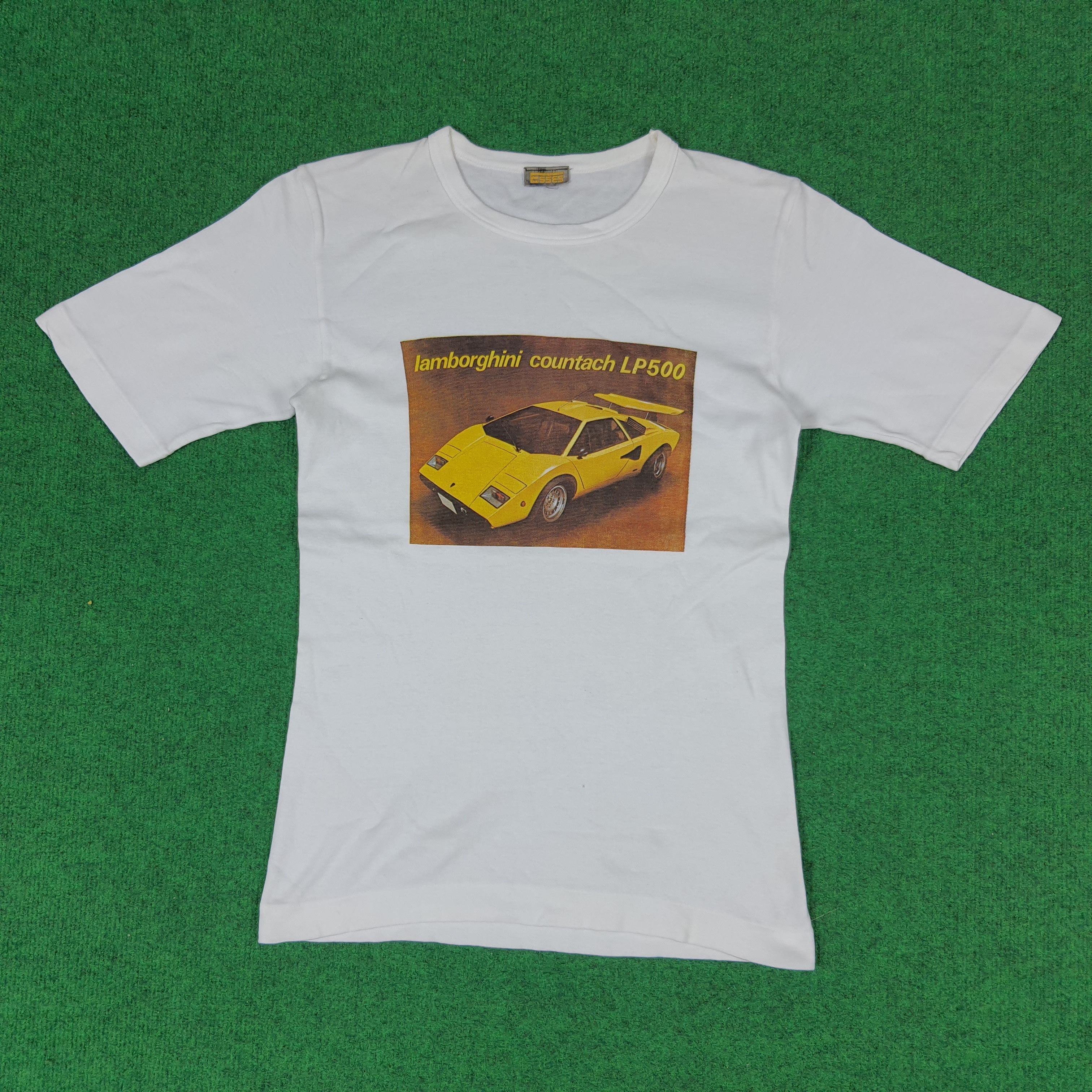 Vintage Vintage Lamborghini Countach LP500 Racing Tshirt Size US XS / EU 42 / 0 - 1 Thumbnail