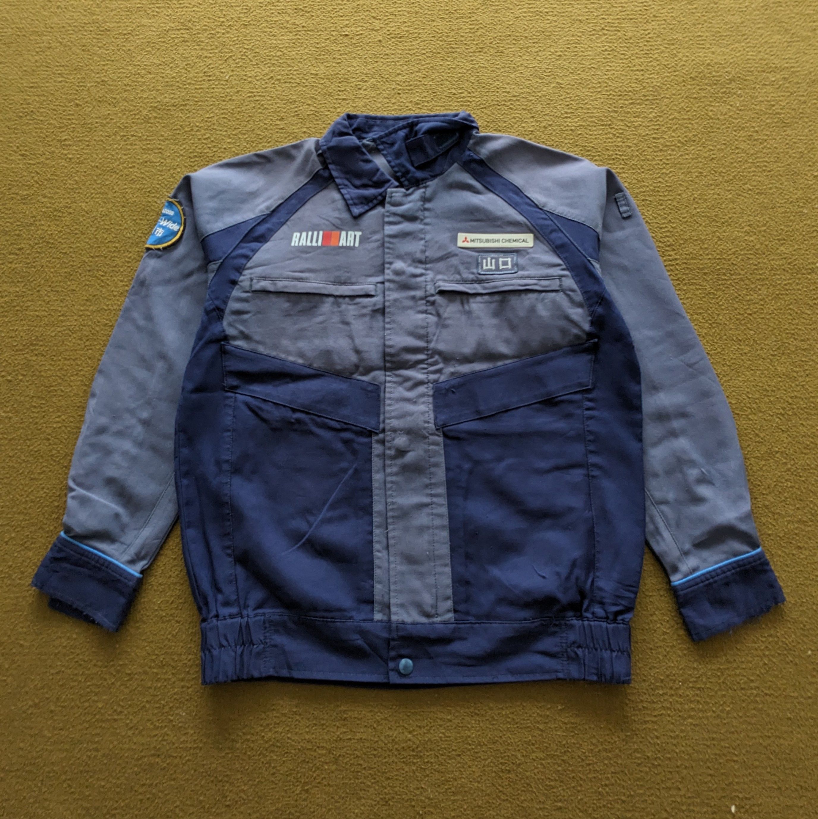 Vintage Vintage MITSUBISHI RALLI ART Japanese Racing Uniform Jacket Size US S / EU 44-46 / 1 - 3 Thumbnail