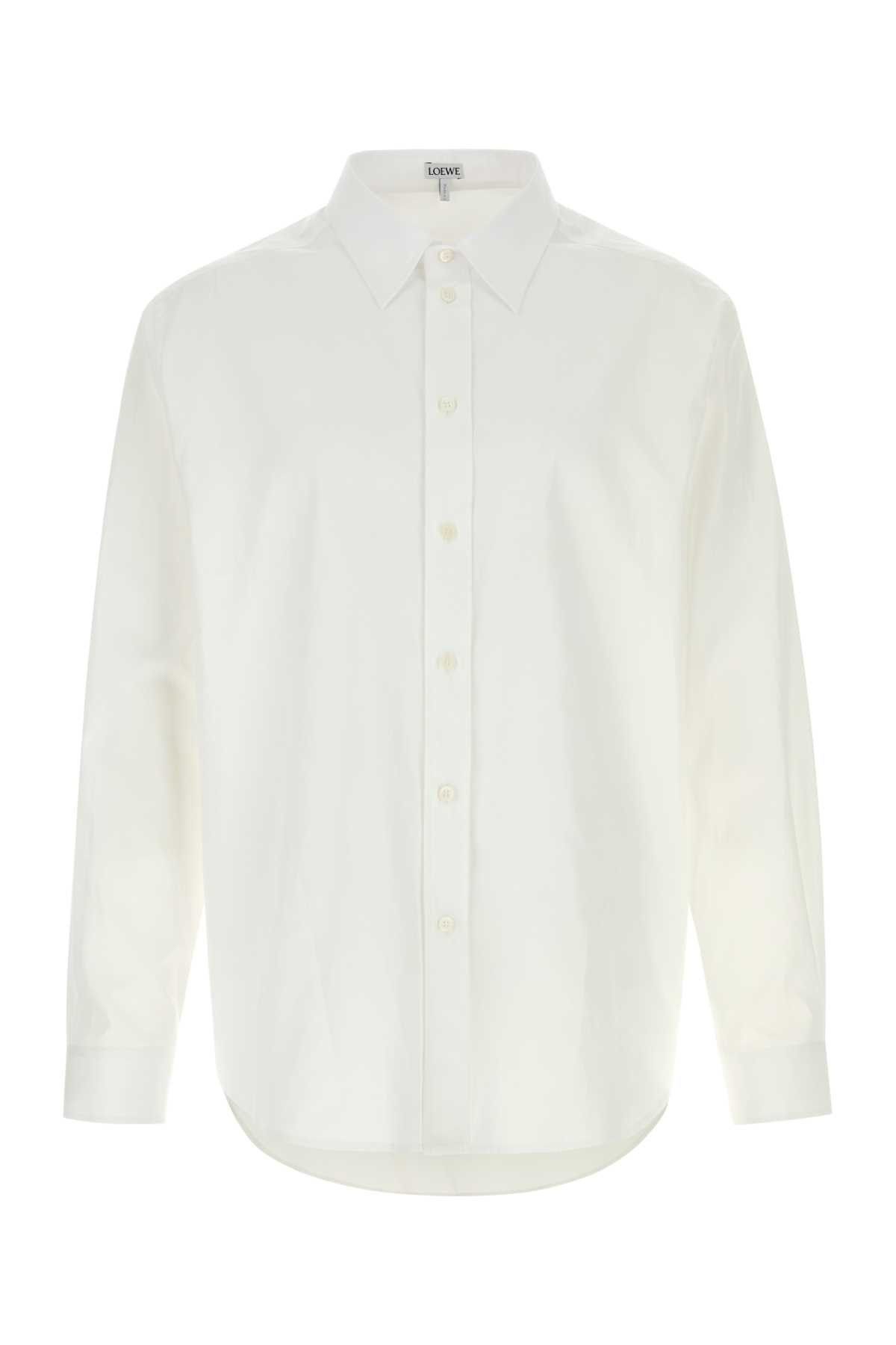 Loewe White Poplin Shirt Size US XL / EU 56 / 4 - 1 Thumbnail