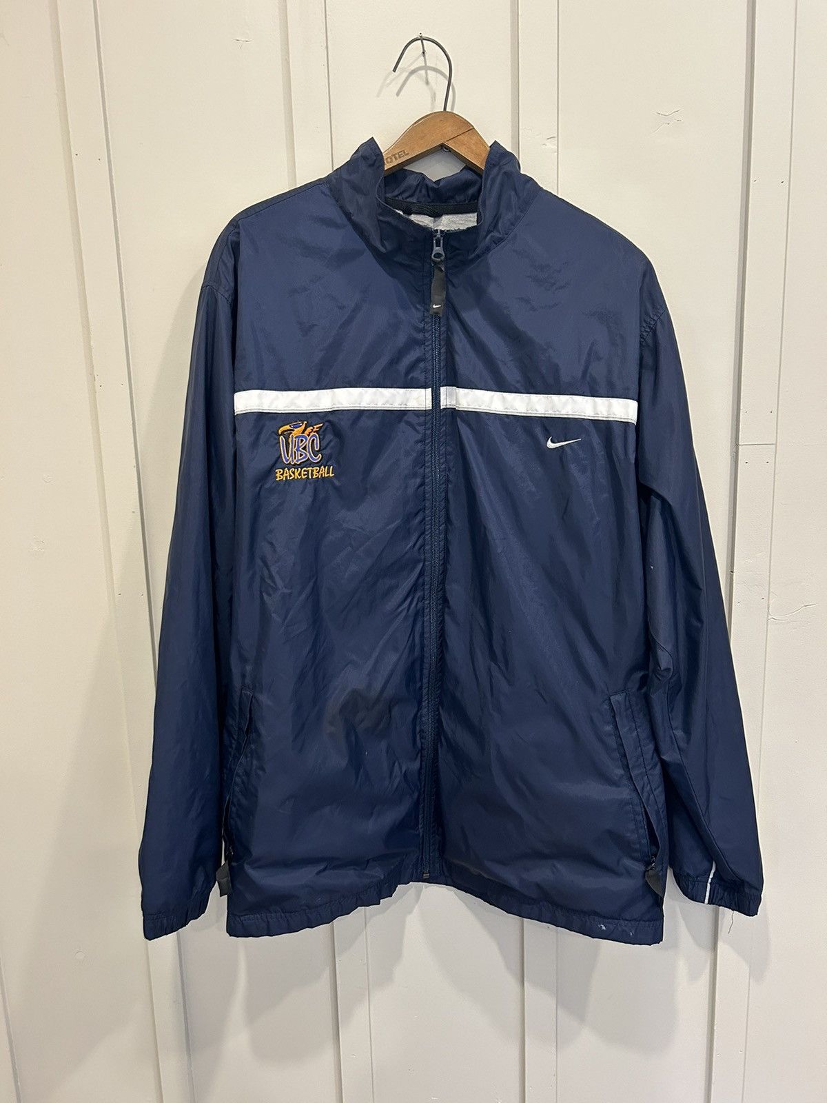 Nike × Vintage 1990s Vintage Nike University Jacket Size US XL / EU 56 / 4 - 1 Thumbnail