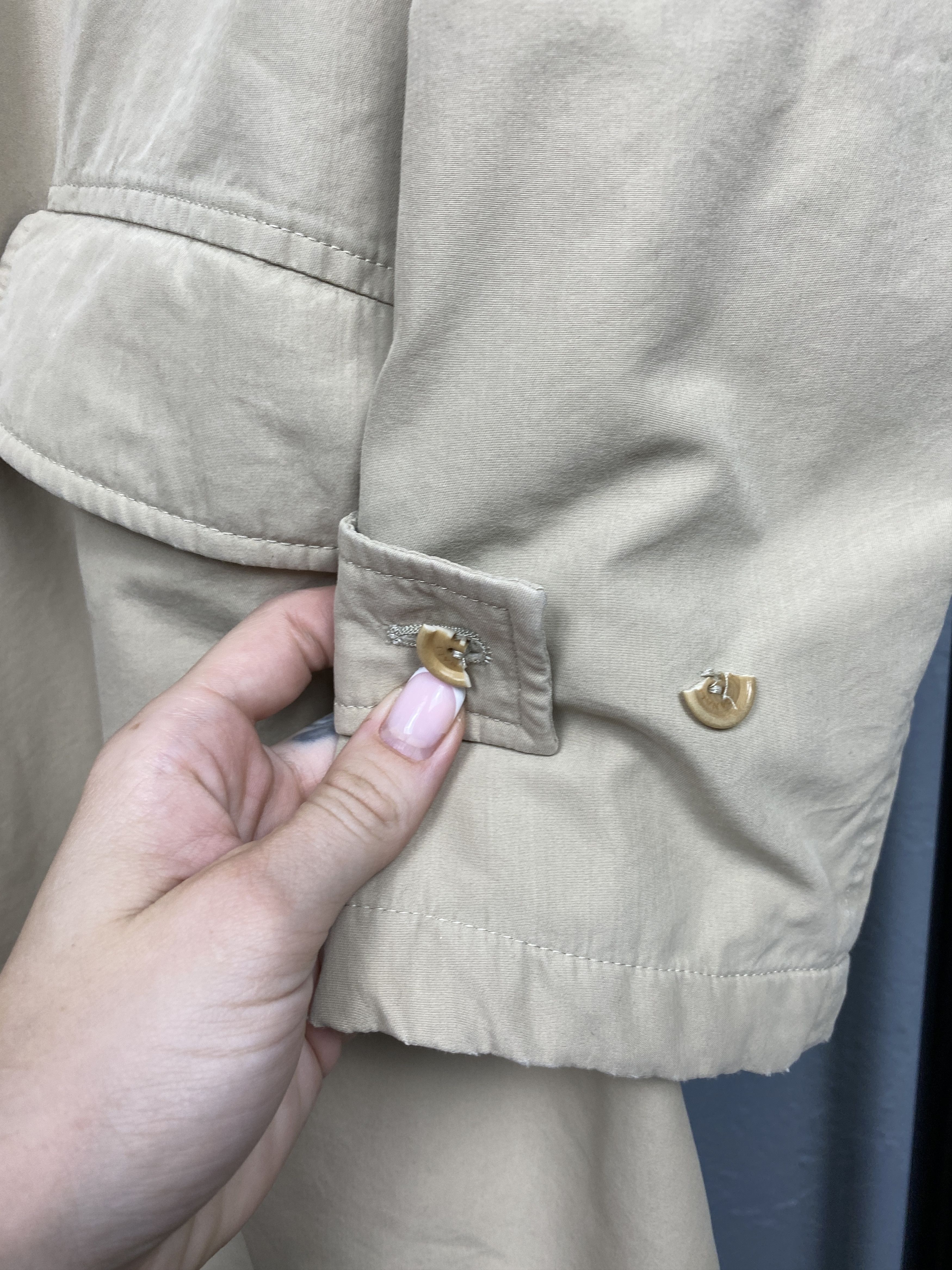 Canali × Vintage Canali Vintage Mens Trench Coat Jacket with Lining Size US L / EU 52-54 / 3 - 5 Thumbnail