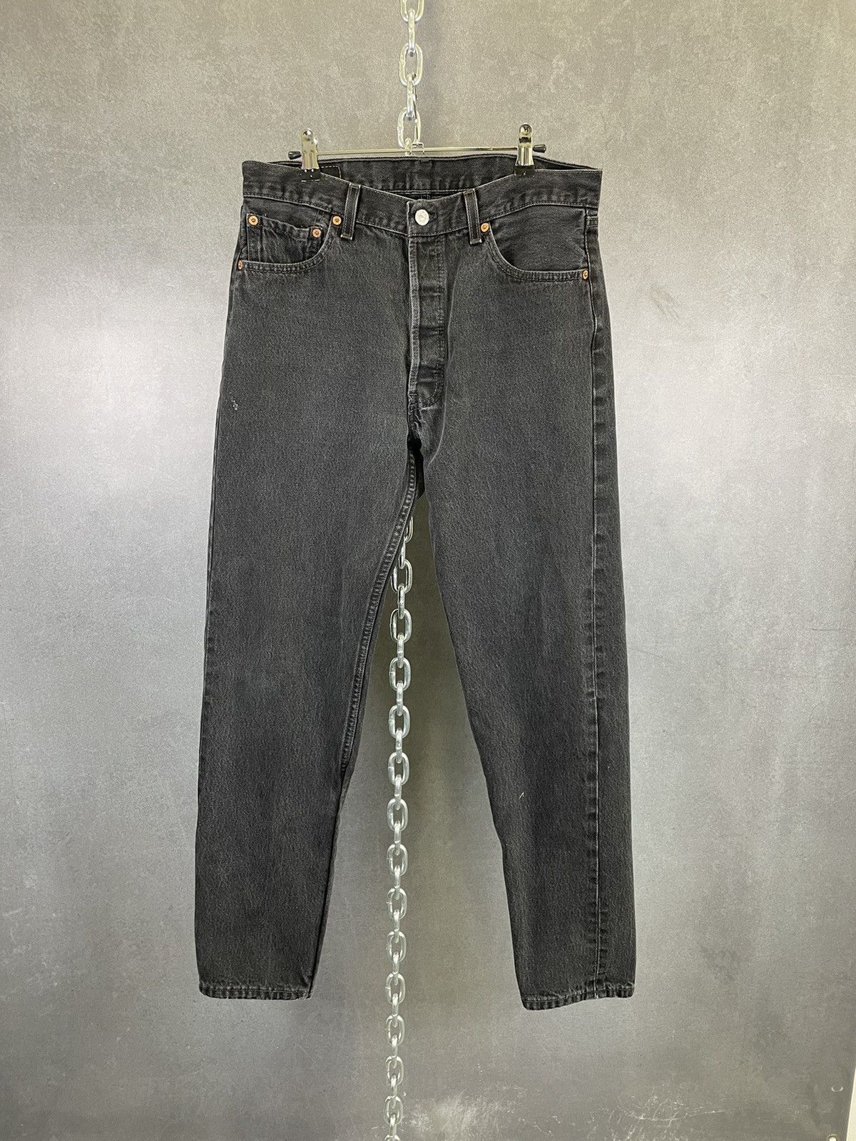 Vintage Black Wash Levi’s 501 Jeans Pants 32”x31”