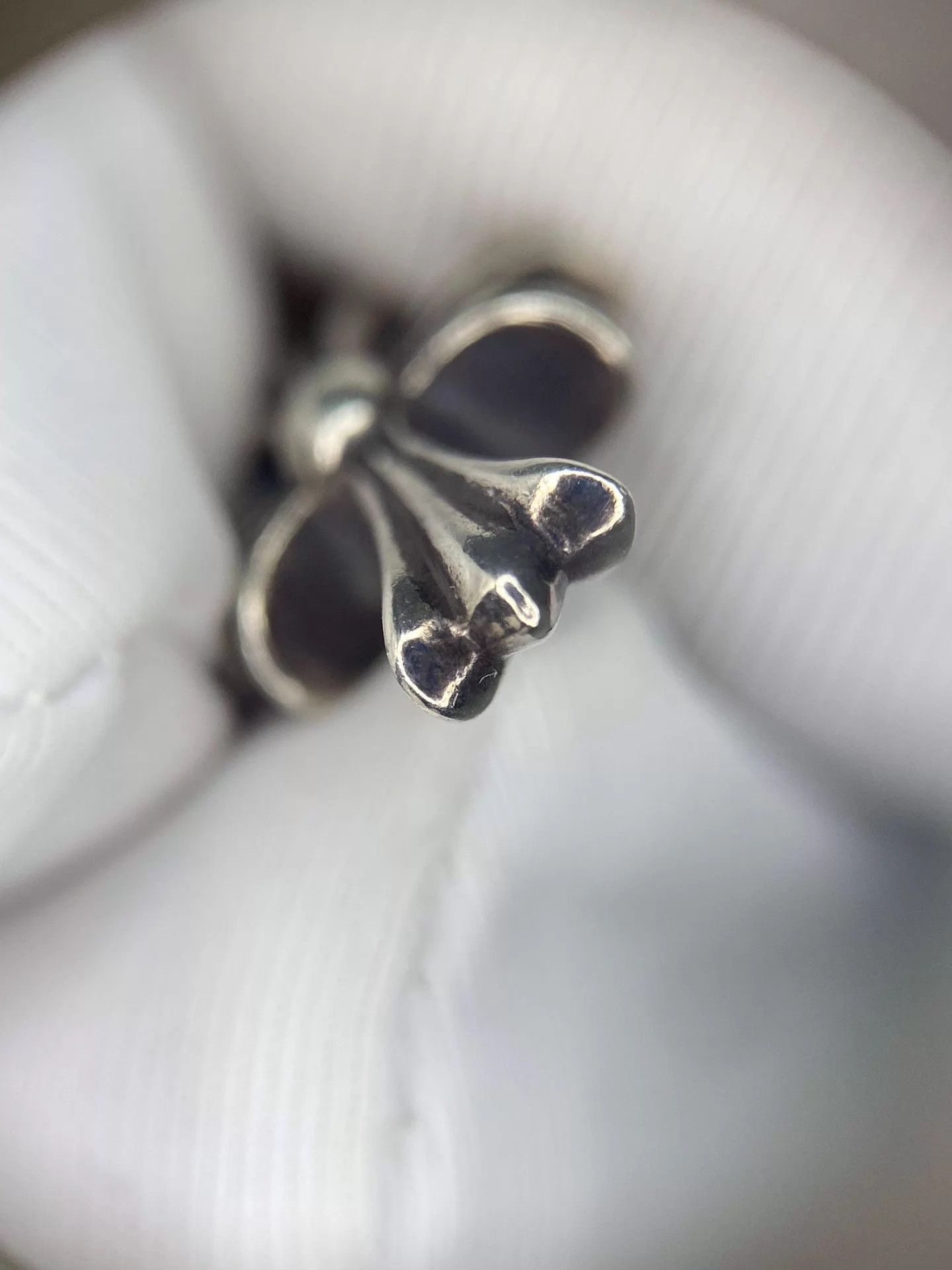 Chrome Hearts Chrome Hearts 925 Silver Diamond Cross Mirror 23x10mm Size ONE SIZE - 8 Thumbnail
