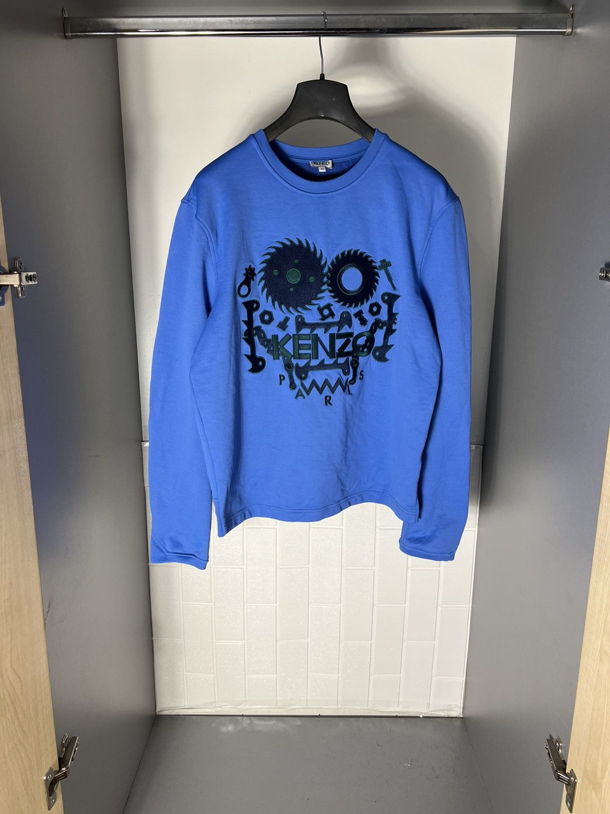 Kenzo × Vintage VERY RARE KENZO PARIS ITALIAN DESIGNER SWEATSHIRT LUXURY Y2K Size M / US 6-8 / IT 42-44 - 2 Thumbnail