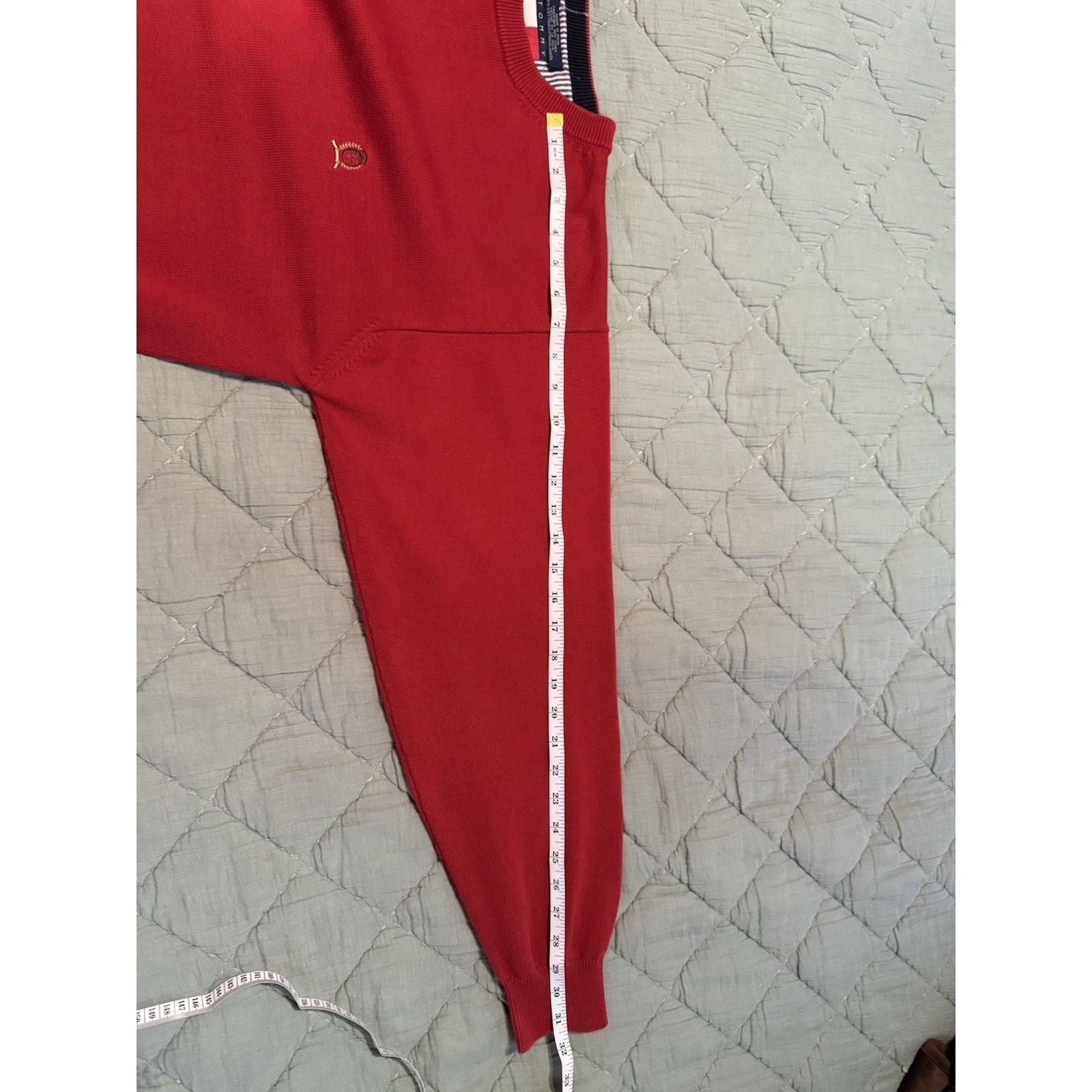 Tommy Hilfiger Tommy Hilfiger Vintage Men's Pullover Sweater Sz L Red logo Size US L / EU 52-54 / 3 - 8 Thumbnail