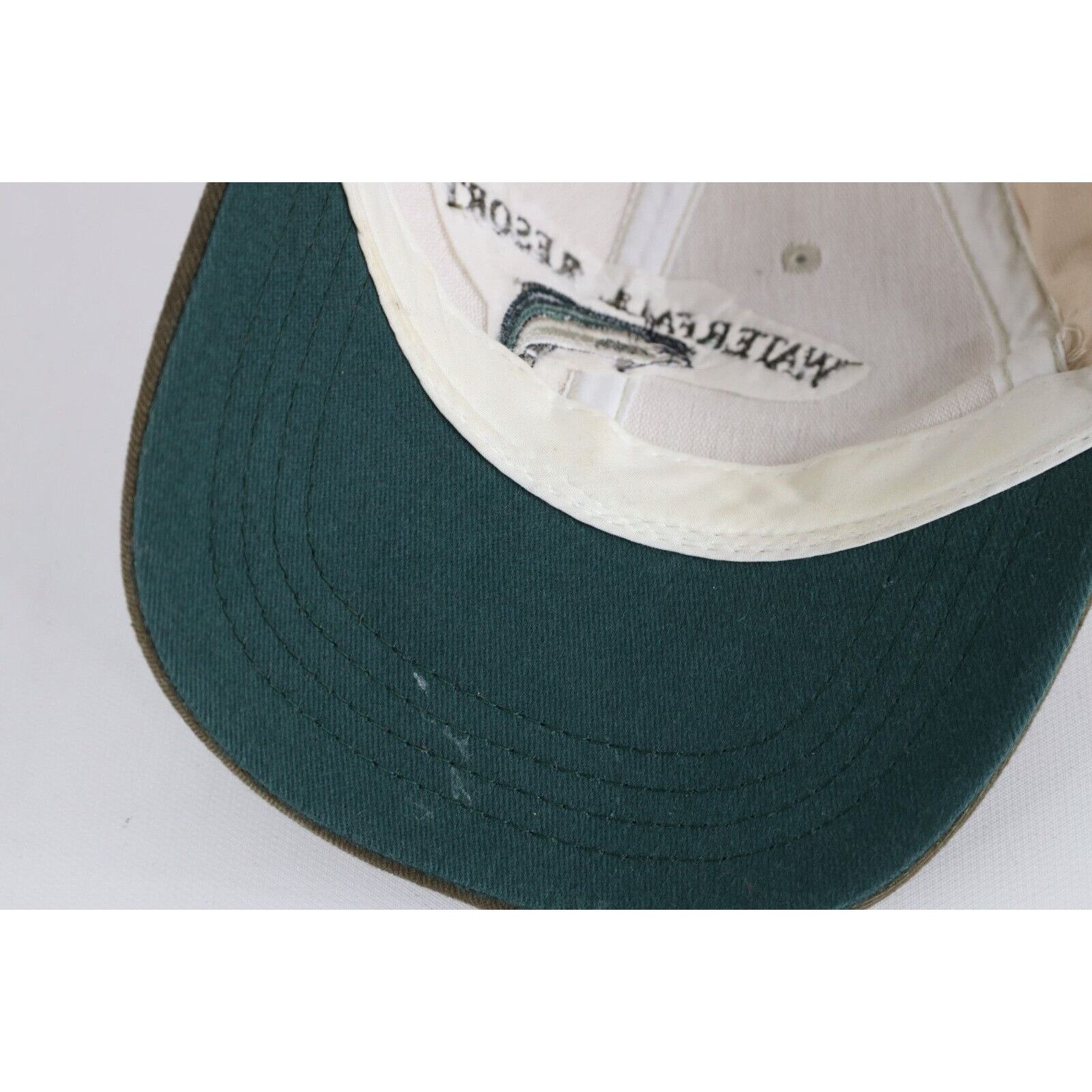 Vintage Vintage 90s Spell Out Waterfall Resort Alaska Fishing Hat Size ONE SIZE - 7 Thumbnail