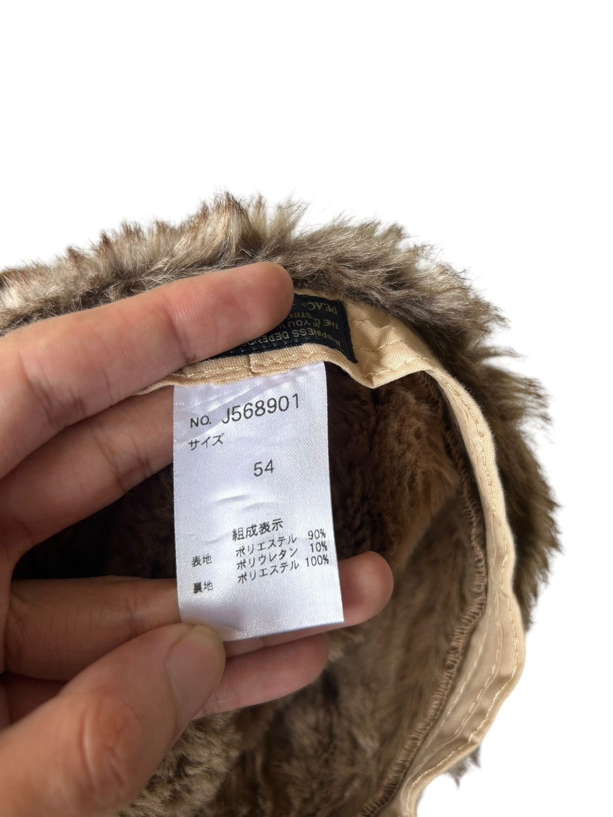 Japanese Brand × Kapital × Vintage Japanese Style Ushanka fur Beanie Hats Rare 🎌☠️☠️ Size ONE SIZE - 9 Thumbnail