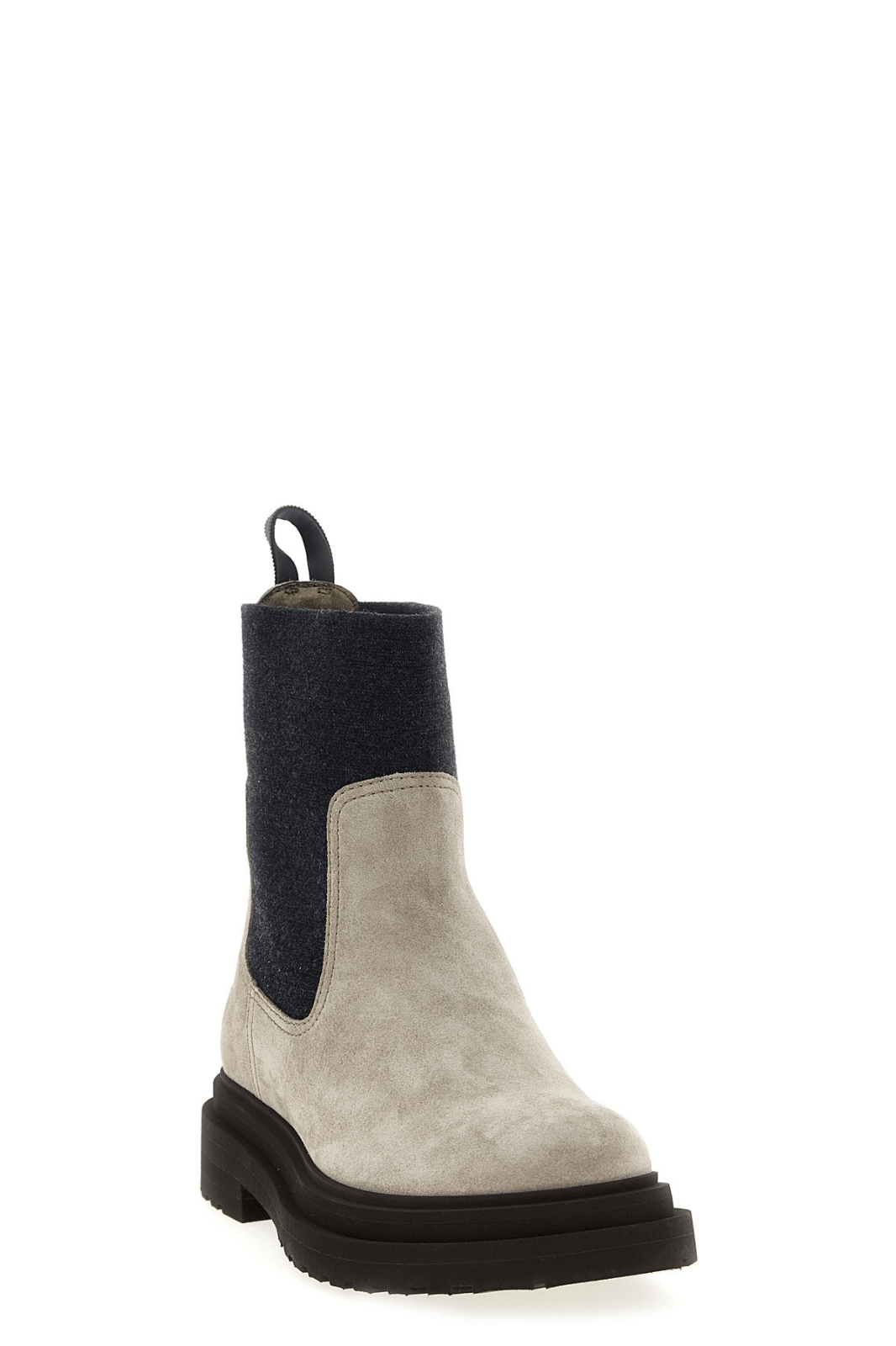 Brunello Cucinelli BRUNELLO CUCINELLI Beige Suede Ankle Boots New & Authentic Size US 7 / IT 37 - 2 Thumbnail